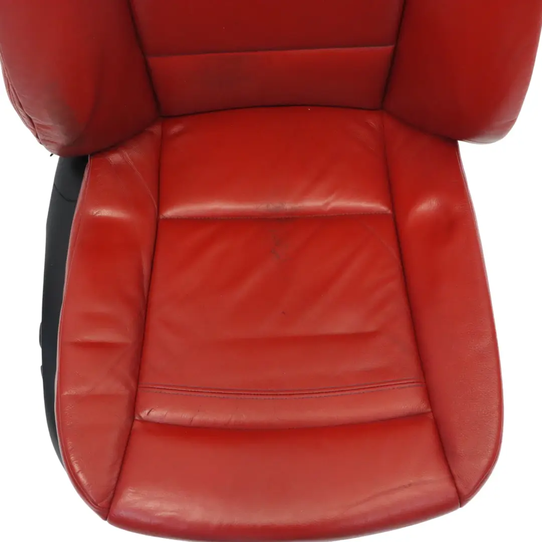 BMW E92 Front Seat Right O/S Interior Leather Dakota Korall Red Memory