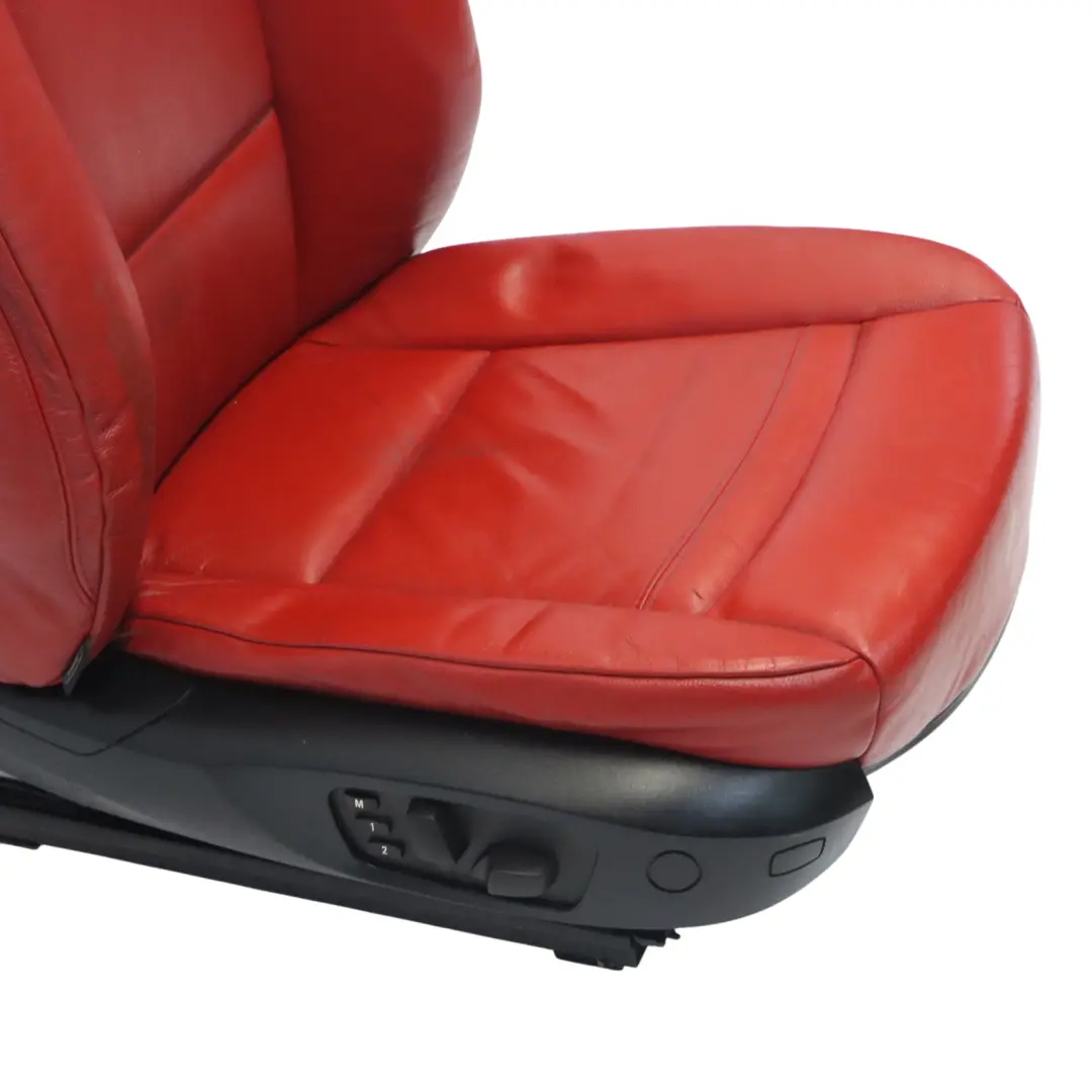 BMW E92 Front Seat Right O/S Interior Leather Dakota Korall Red Memory