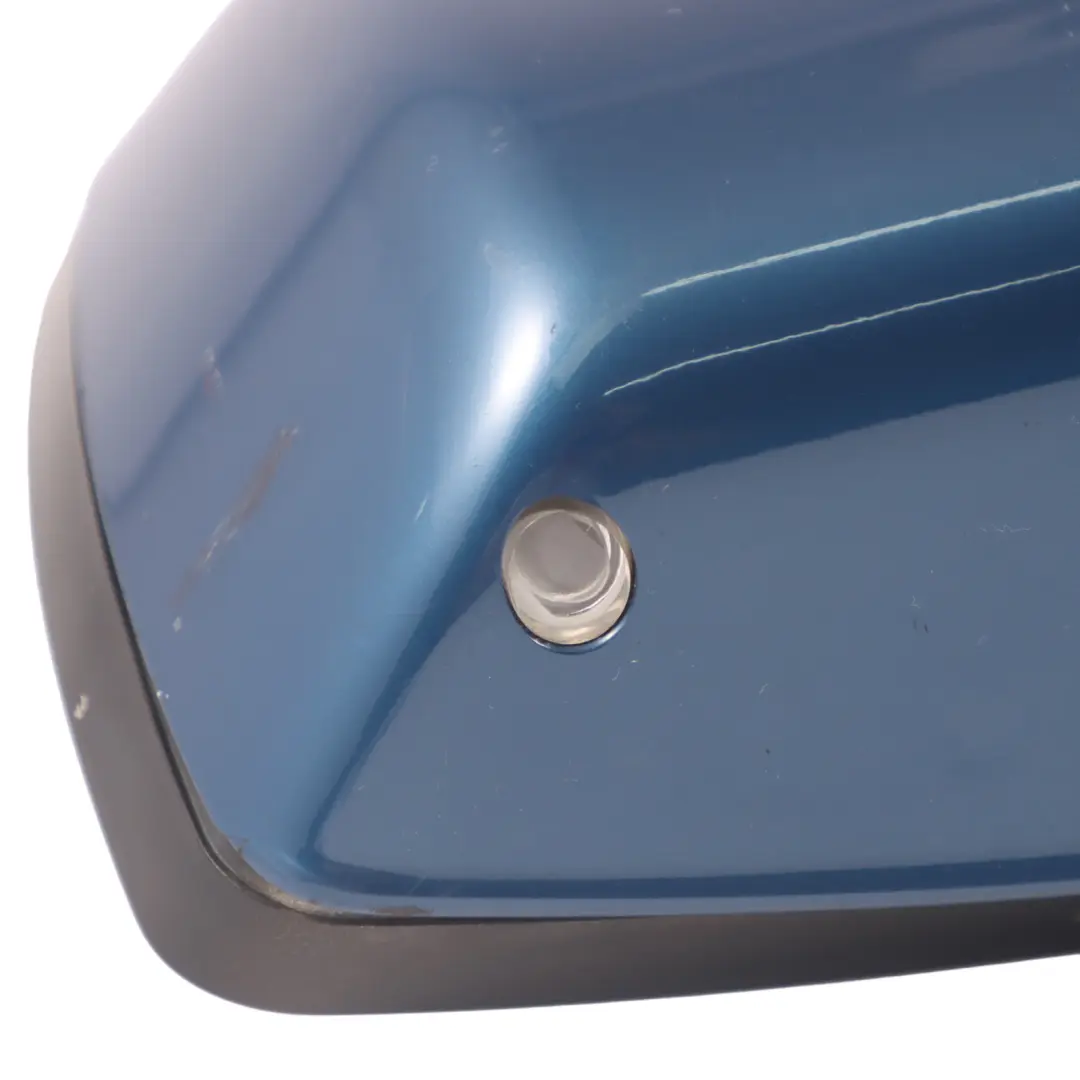 BMW X5 Series E53 Outside Heated Right Wing Mirror O/S Topaz Blue Metallic - 364