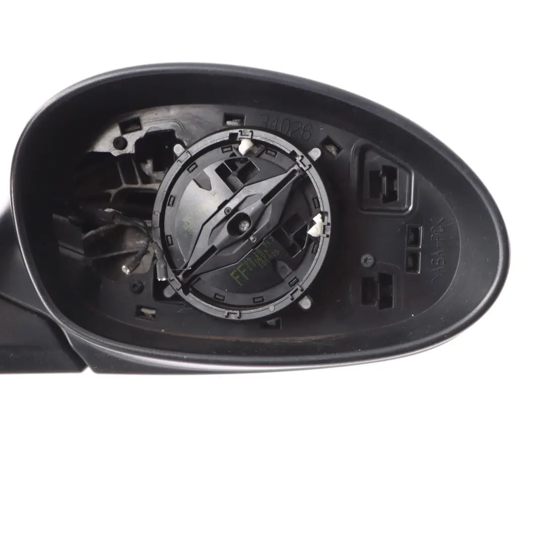 £BMW 1 Series 2 E87 Right Wing Outside Mirror O/S Black Sapphire Metallic - 475