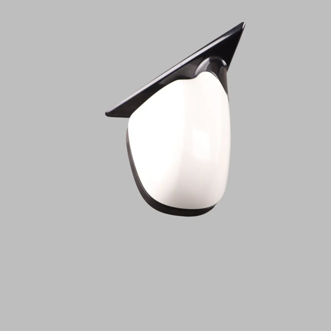 BMW E90 LCI M Sport High Gloss Right Wing Mirror O/S Alpinweiss White - 300