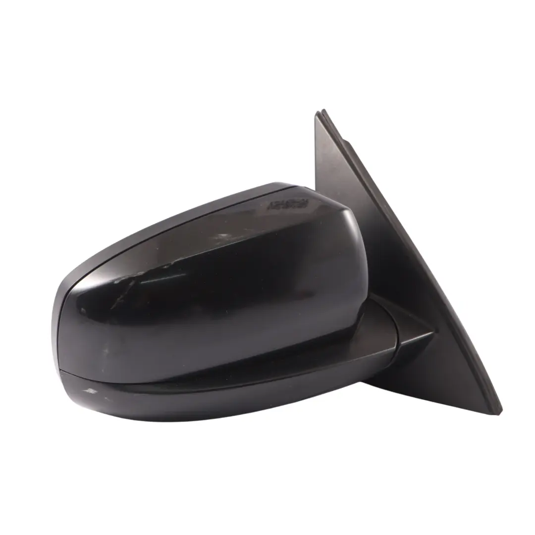 BMW X5 E70 Wing Mirror Outside Right O/S Memory Black Sapphire - 475 3 Pins