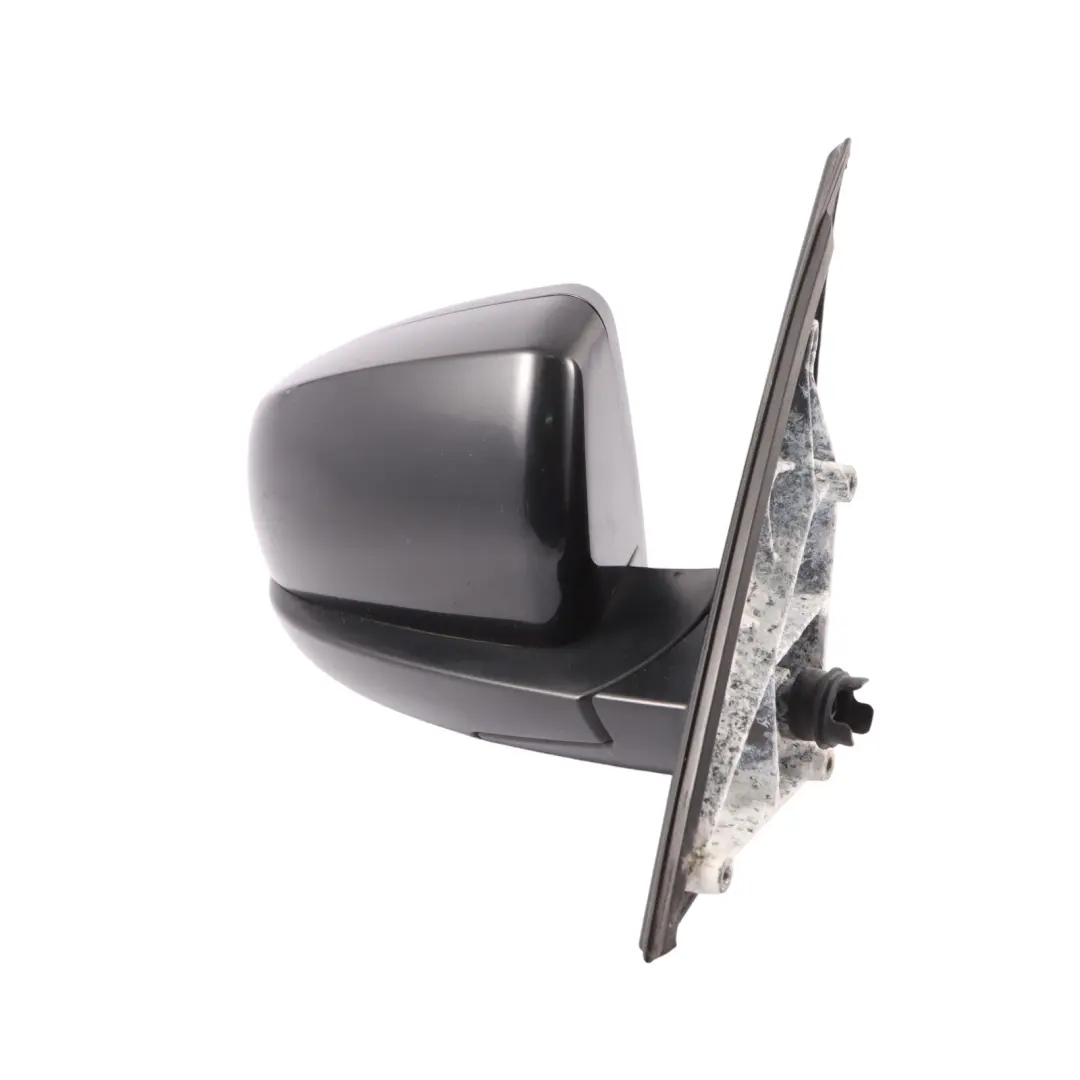 BMW X5 E70 Wing Mirror Outside Right O/S Memory Black Sapphire - 475 3 Pins