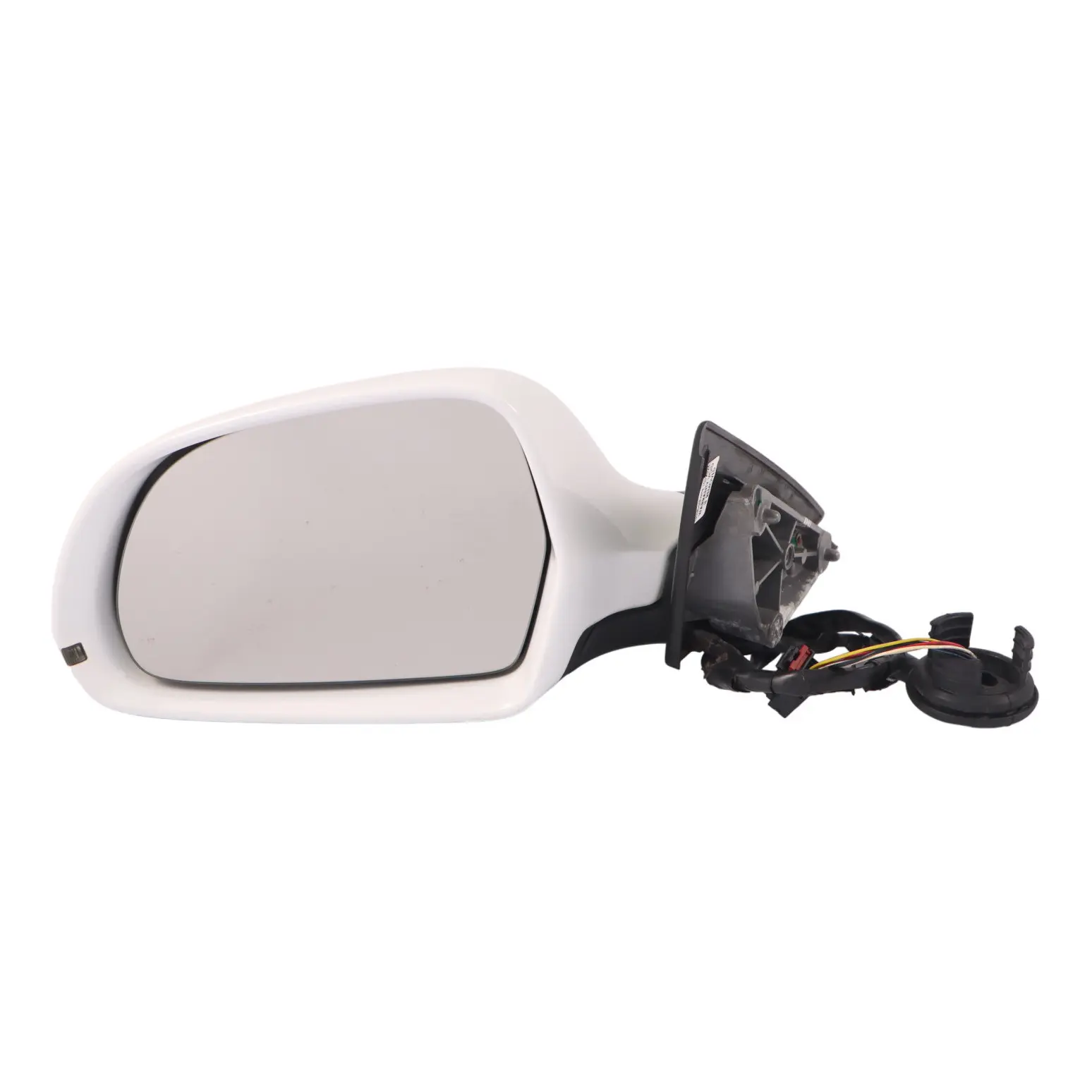 Audi A3 8P Wing Mirror Electric Outside Door Left N/S Ibis White - Y9C