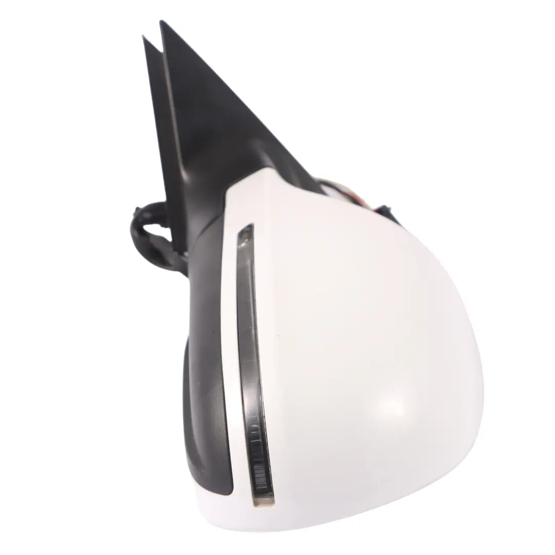 Audi A3 8P Wing Mirror Electric Outside Door Left N/S Ibis White - Y9C