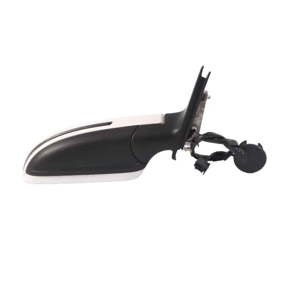 Audi A3 8P Wing Mirror Electric Outside Door Right O/S Ibis White - Y9C