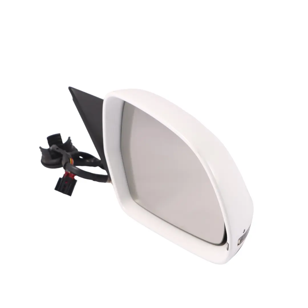 Audi A3 8P Wing Mirror Electric Outside Door Right O/S Ibis White - Y9C