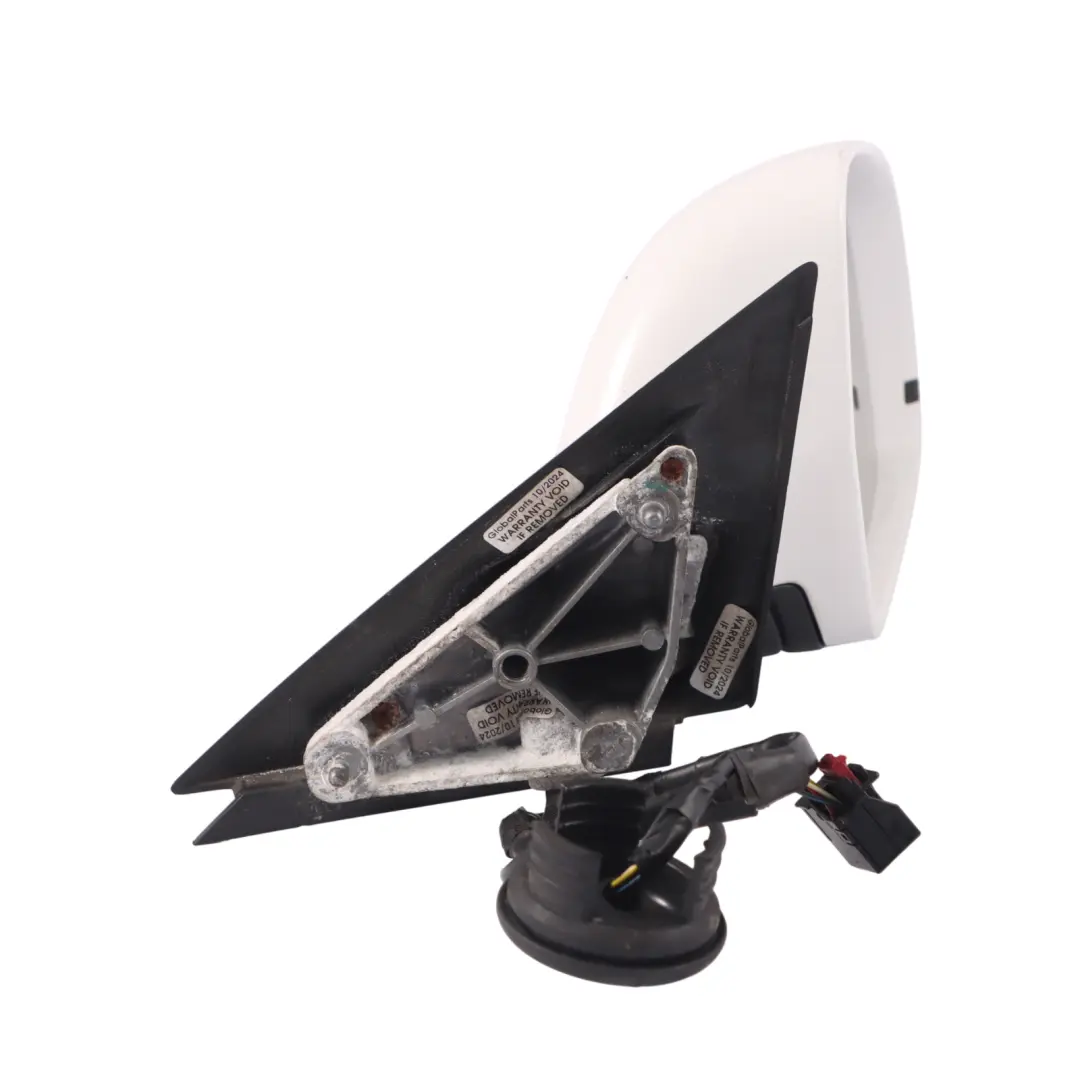 Audi A3 8P Wing Mirror Electric Outside Door Right O/S Ibis White - Y9C