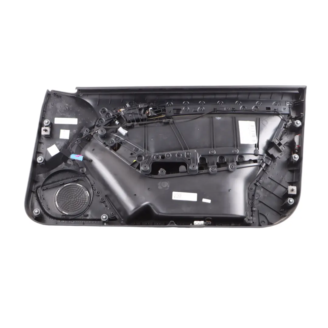 Audi A5 8T Coupe Door Card Front Left N/S Trim Panel Cover Black Leather