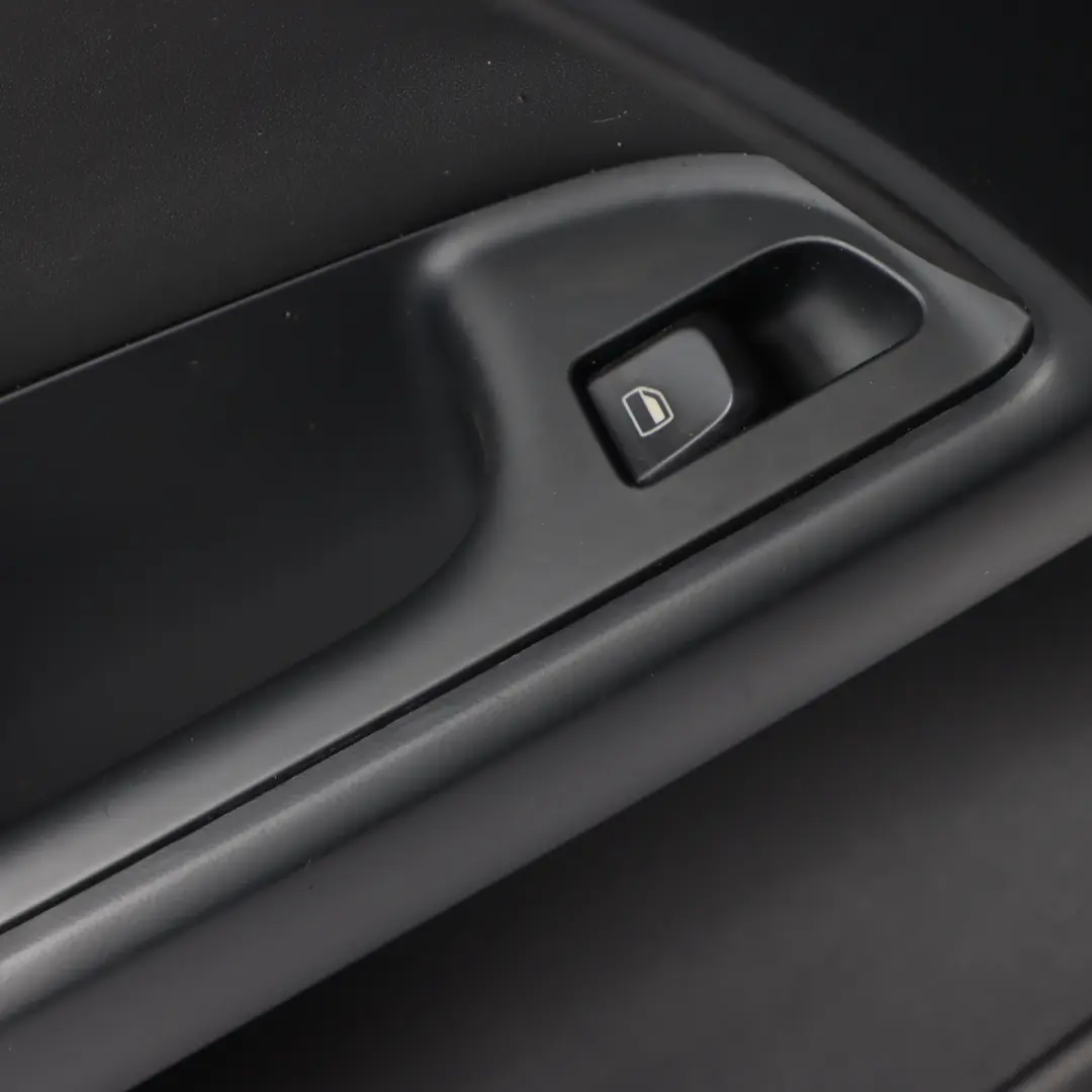 Audi A5 8T Coupe Door Card Front Left N/S Trim Panel Cover Black Leather