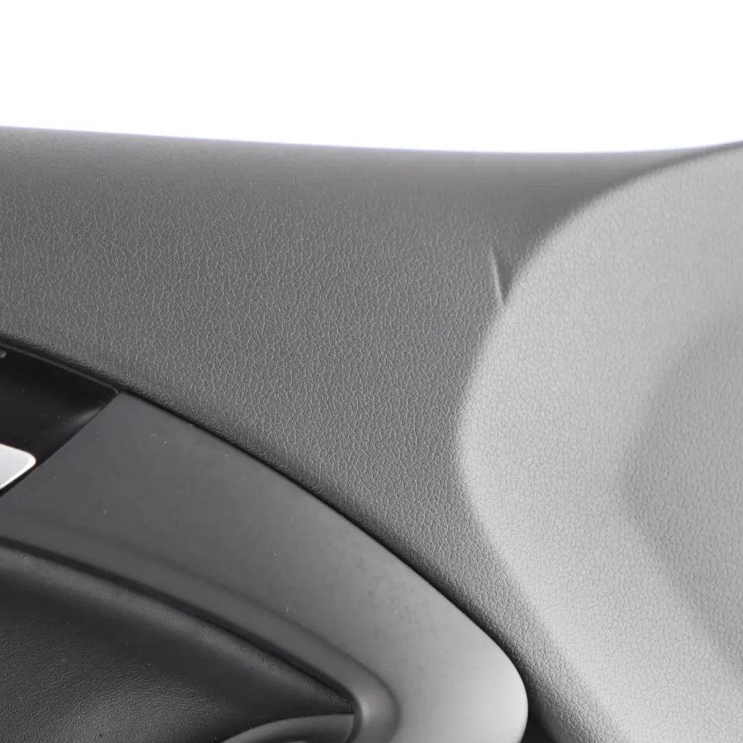 Audi A5 8T Coupe Door Card Front Left N/S Trim Panel Cover Black Leather