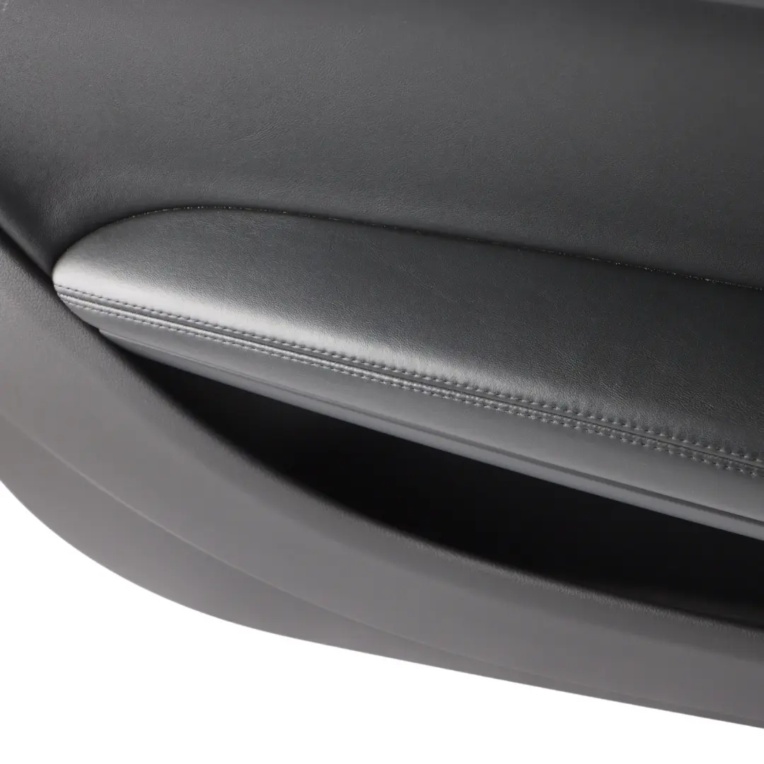Audi A5 8T Coupe Door Card Front Left N/S Trim Panel Cover Black Leather