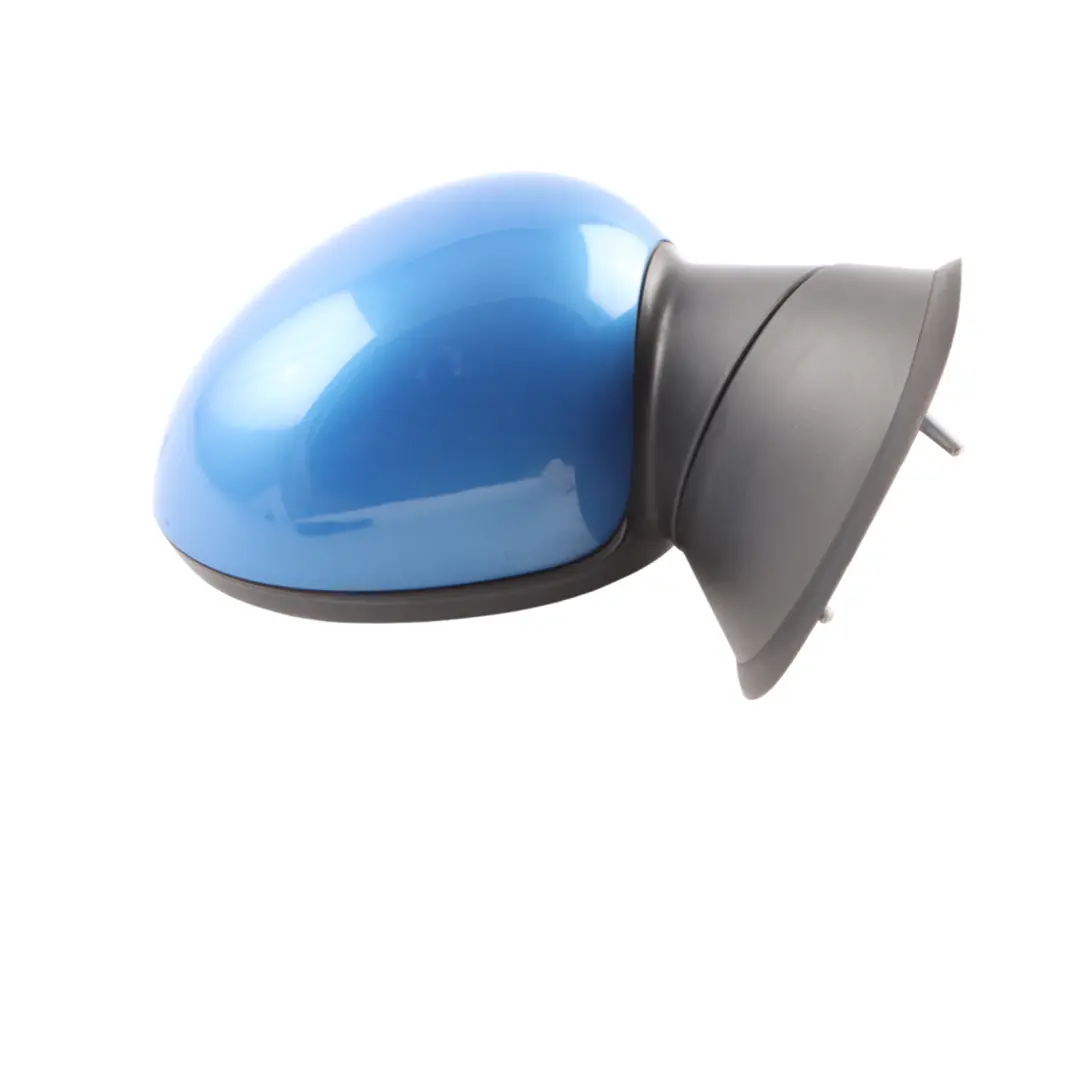 Wing Mirror Mini R60 R61 Heated Right O/S Outside Blue Metallic - B14