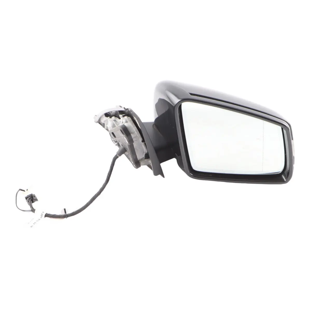 Mercedes W204 Coupe Wing Mirror Door Right O/S Power Fold Obsidian Black - 197