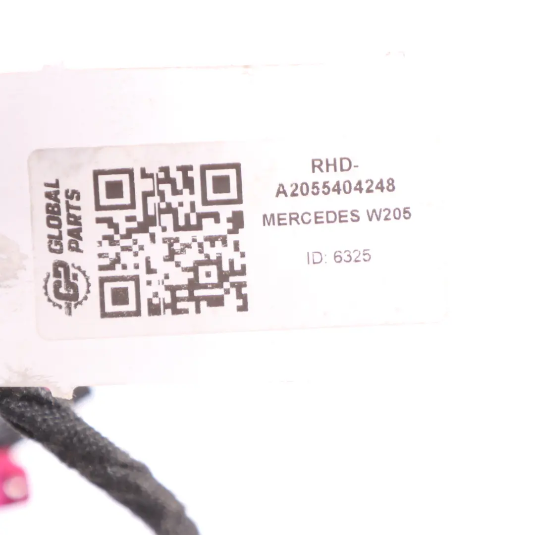 Mercedes W205 Front Door Harness Wiring Loom Right O/S Driver's Side A2055404248