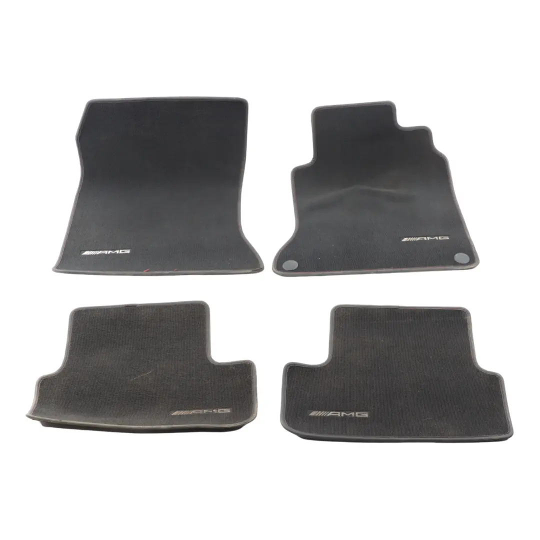 Mercedes W246 Floor Mats Set Interior Front Rear Floor Cover Black A2466803348