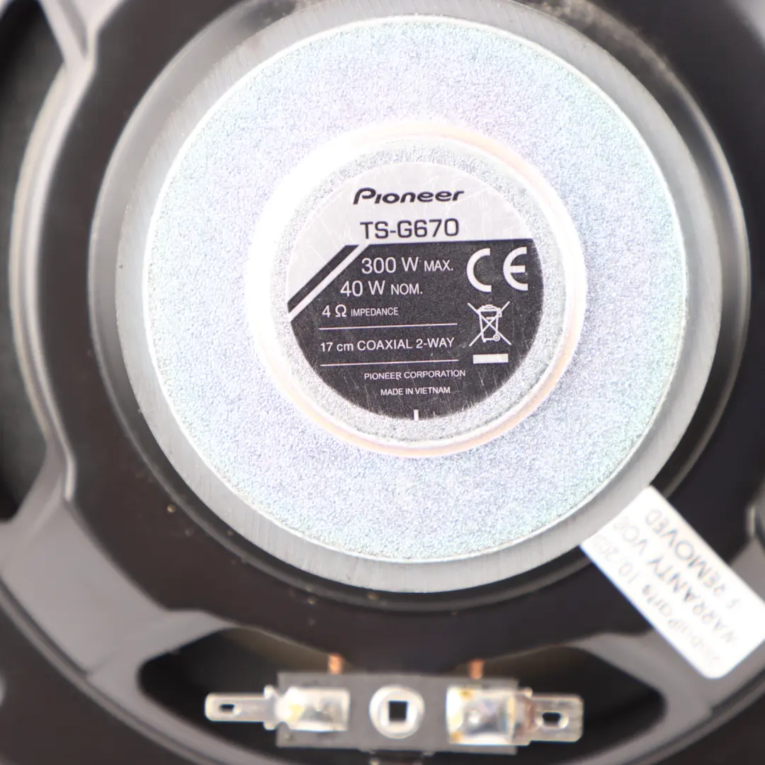Genuine Pioneer TS-G670 Stereo 2-Way Coaxial Speaker Loudspeaker Set 300W