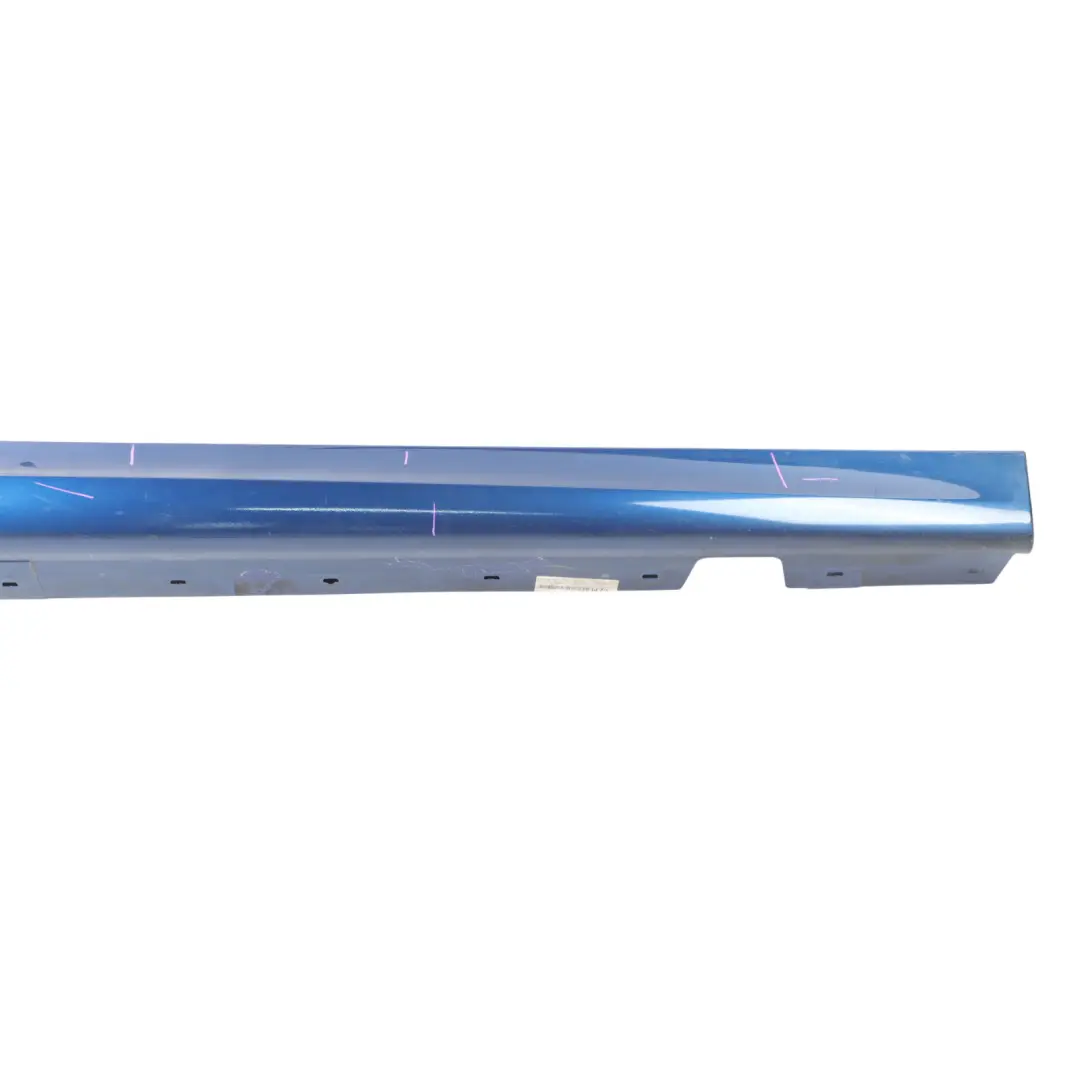 BMW E90 E91 M Sport Sill Strip Side Skirt Right O/S Le Mans Blue - 381