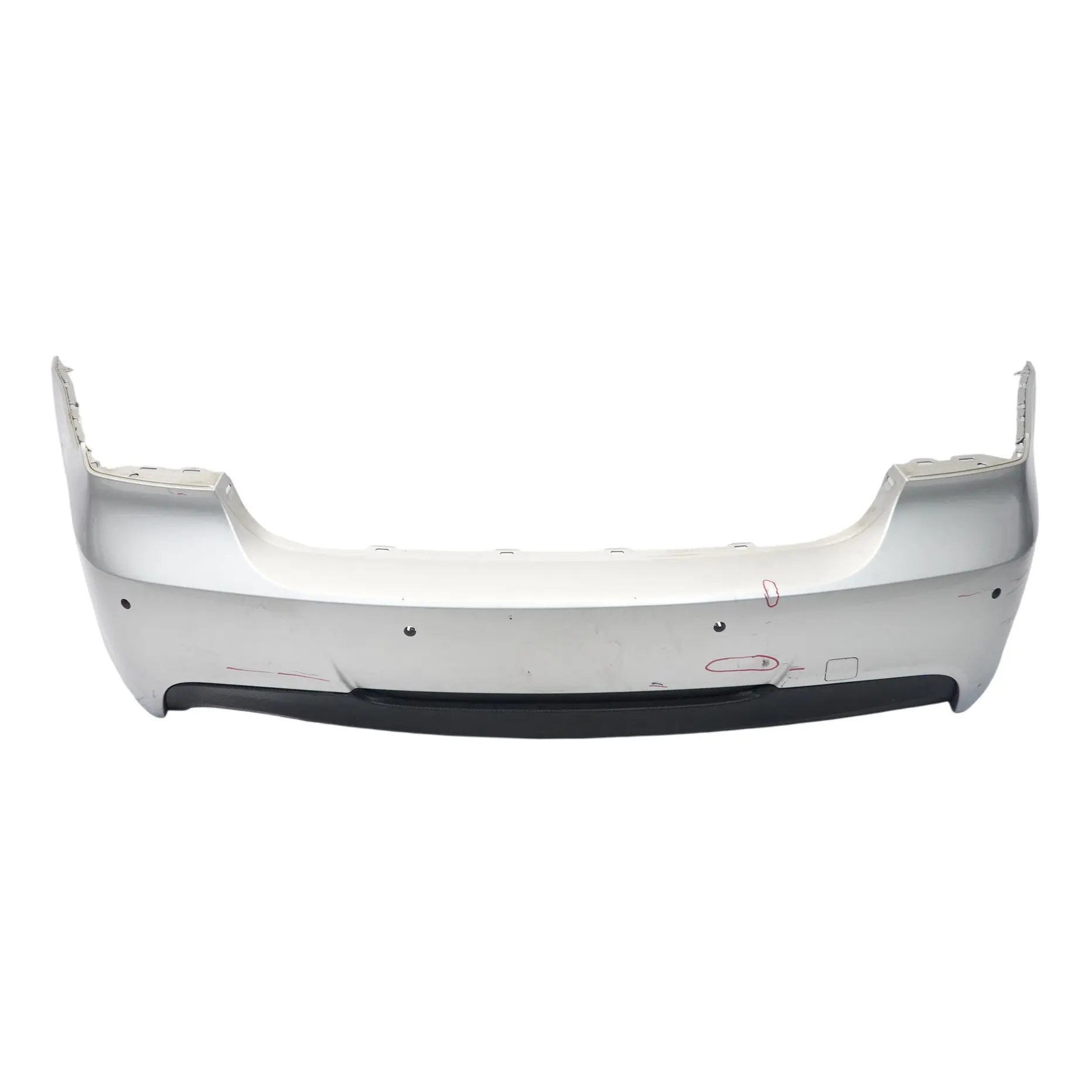 BMW E90 M Sport Rear Bumper PDC Titansilber Titan Silver Silber - 354