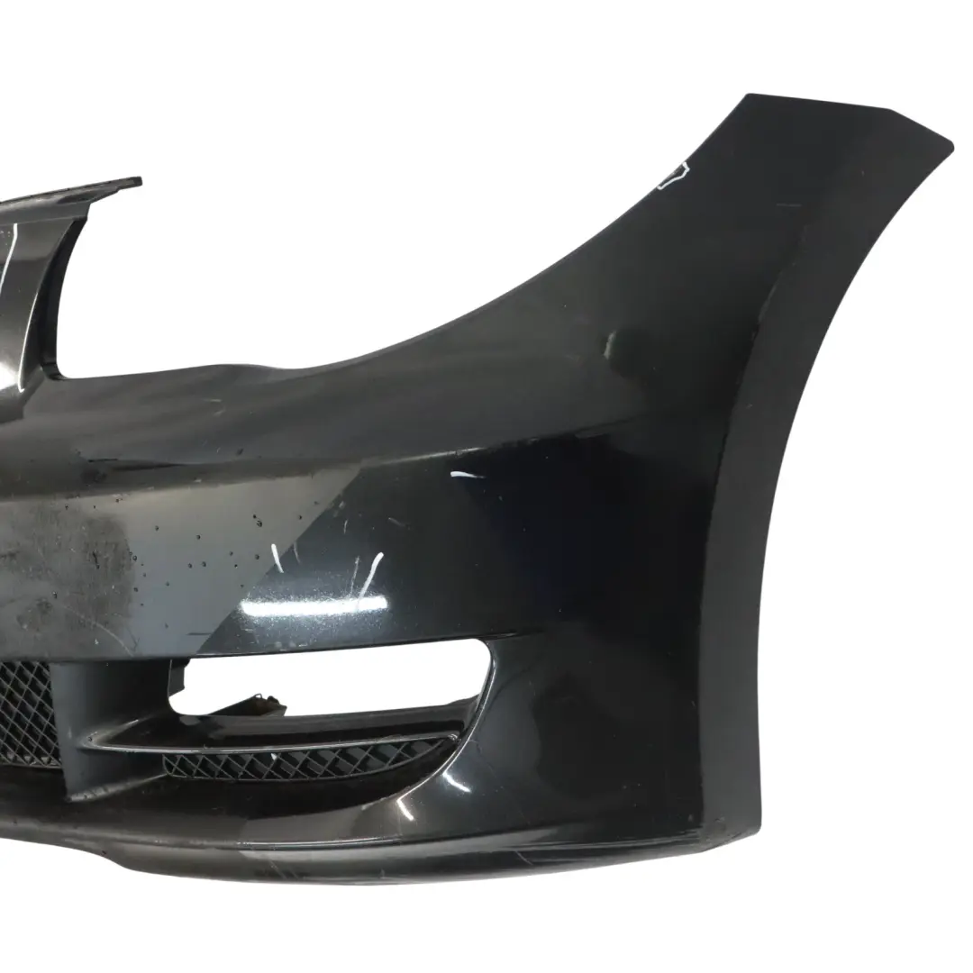 BMW E82 E88 Front Bumper Trim Covering Black Sapphire Metallic - 475