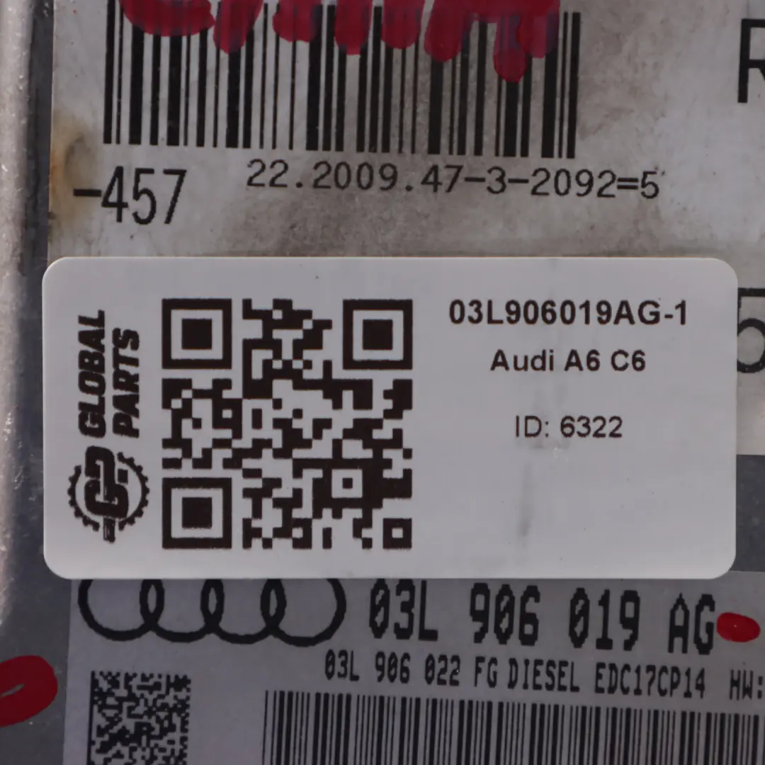 Audi A6 C6 2.0 TDI CAHA 170KM Komputer Sterownik Silnika ECU 03L906019AG