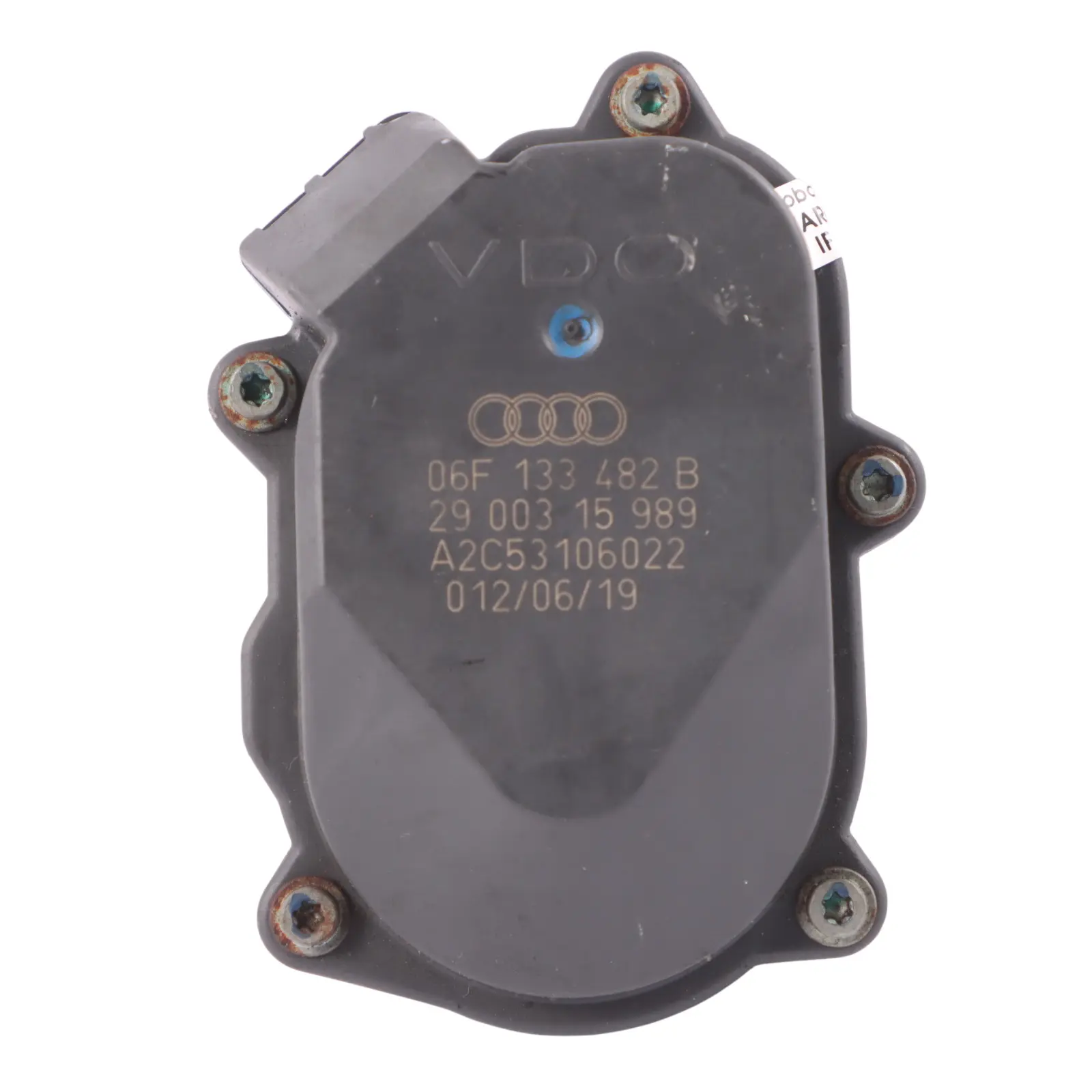 VW Golf 5 2.0 TFSI BWA Colector de admisión Flap Motor Actuador 06F133482B