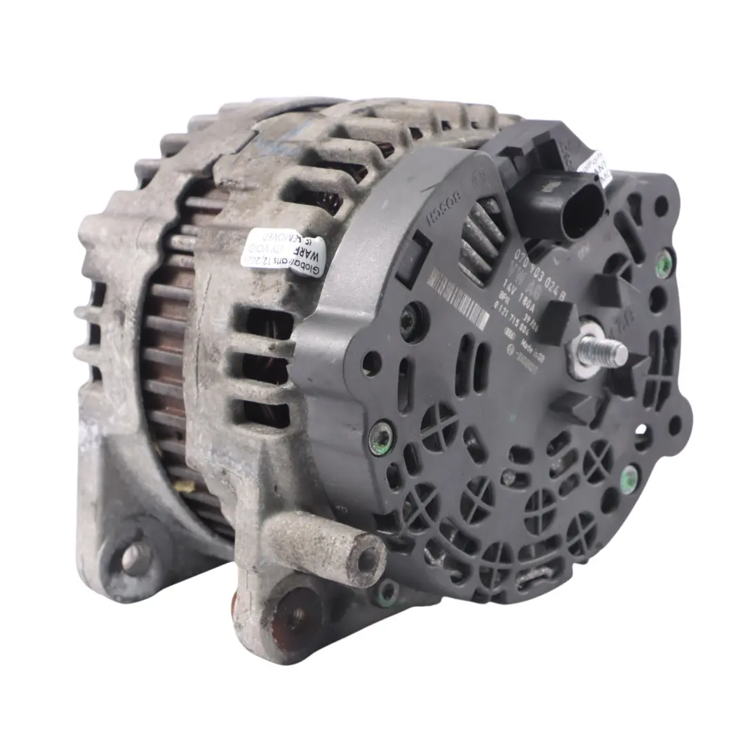 Volkswagen Touareg Transporter 2.5 TDI Alternator Generator 14V 180A 070903024B