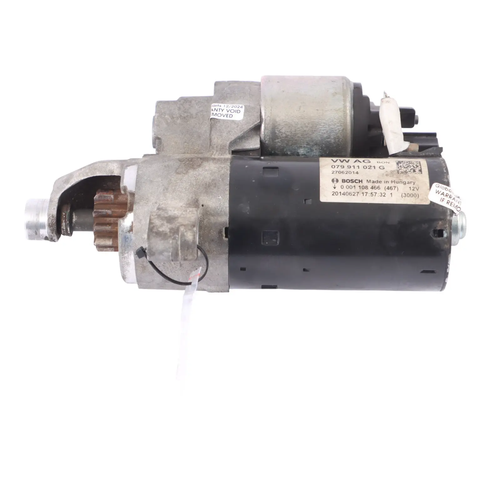 Audi RS4 B8 Motor de arranque Motor de gasolina Actuador 079911021G