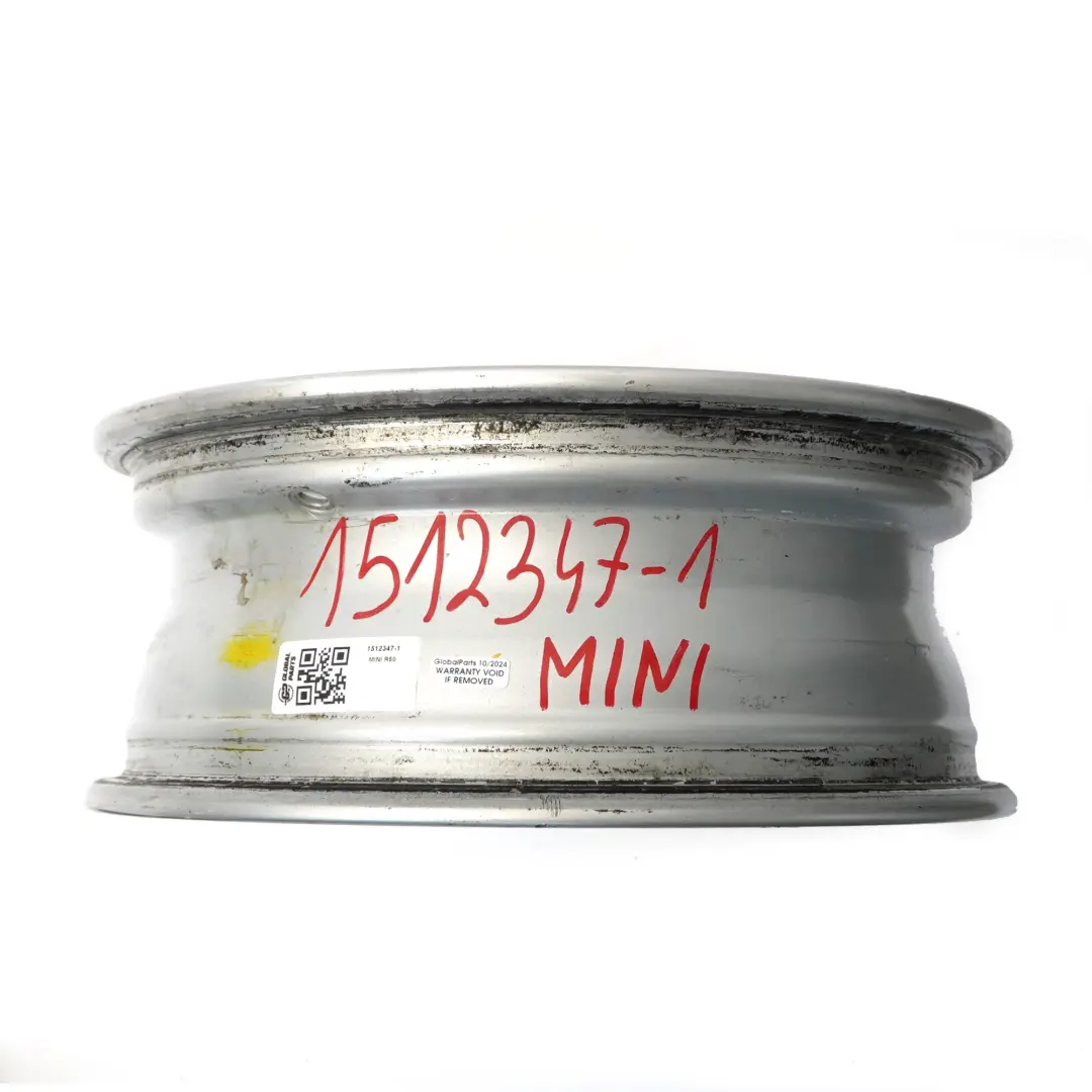 Mini Cooper One R50 R52 Silber Alufelge Alu Felge 15" 5,5J ET:45 1512347