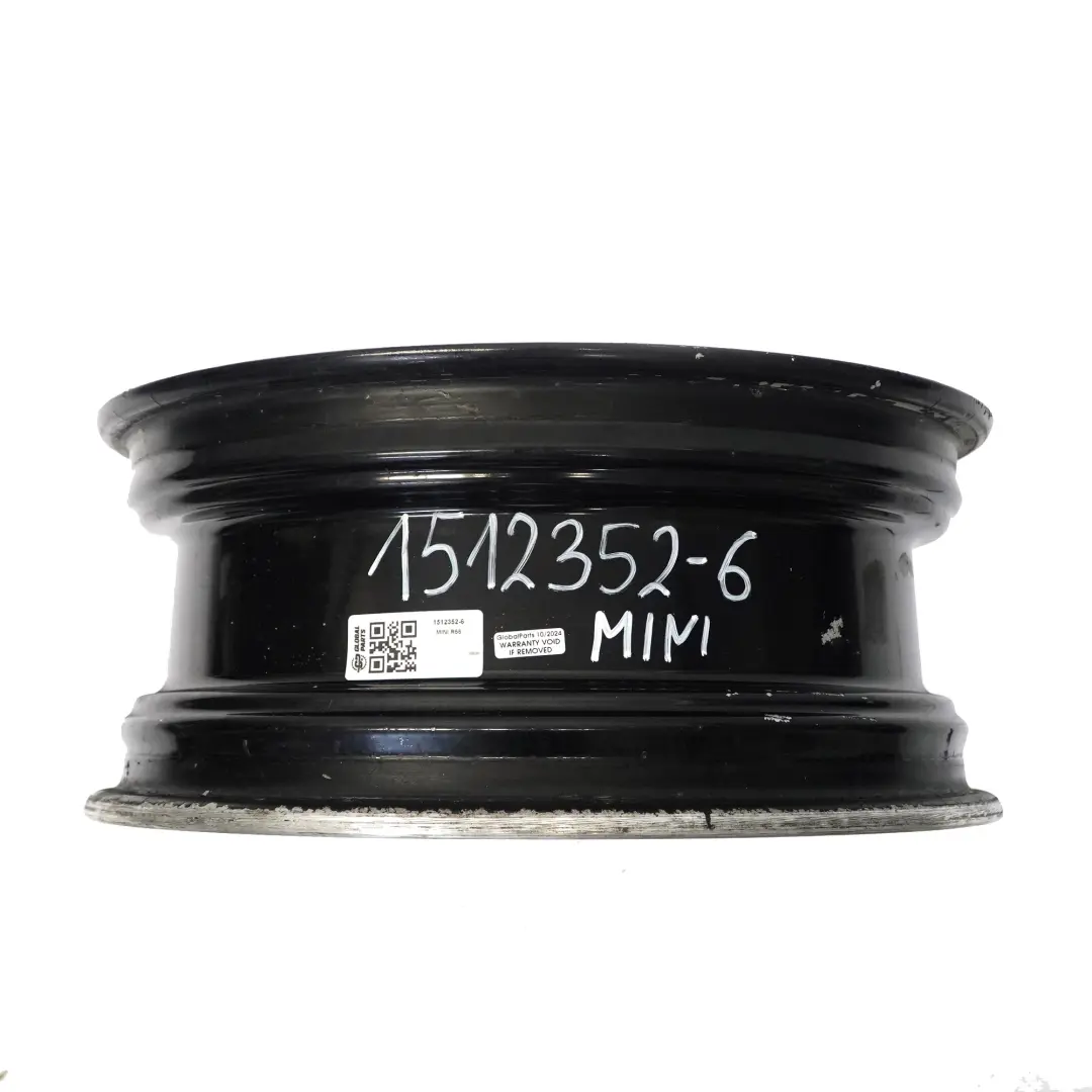 Mini Cooper One R50 R53 R55 R56 Llanta De aleacion negra 17" ET:48 7J S-Spoke 85