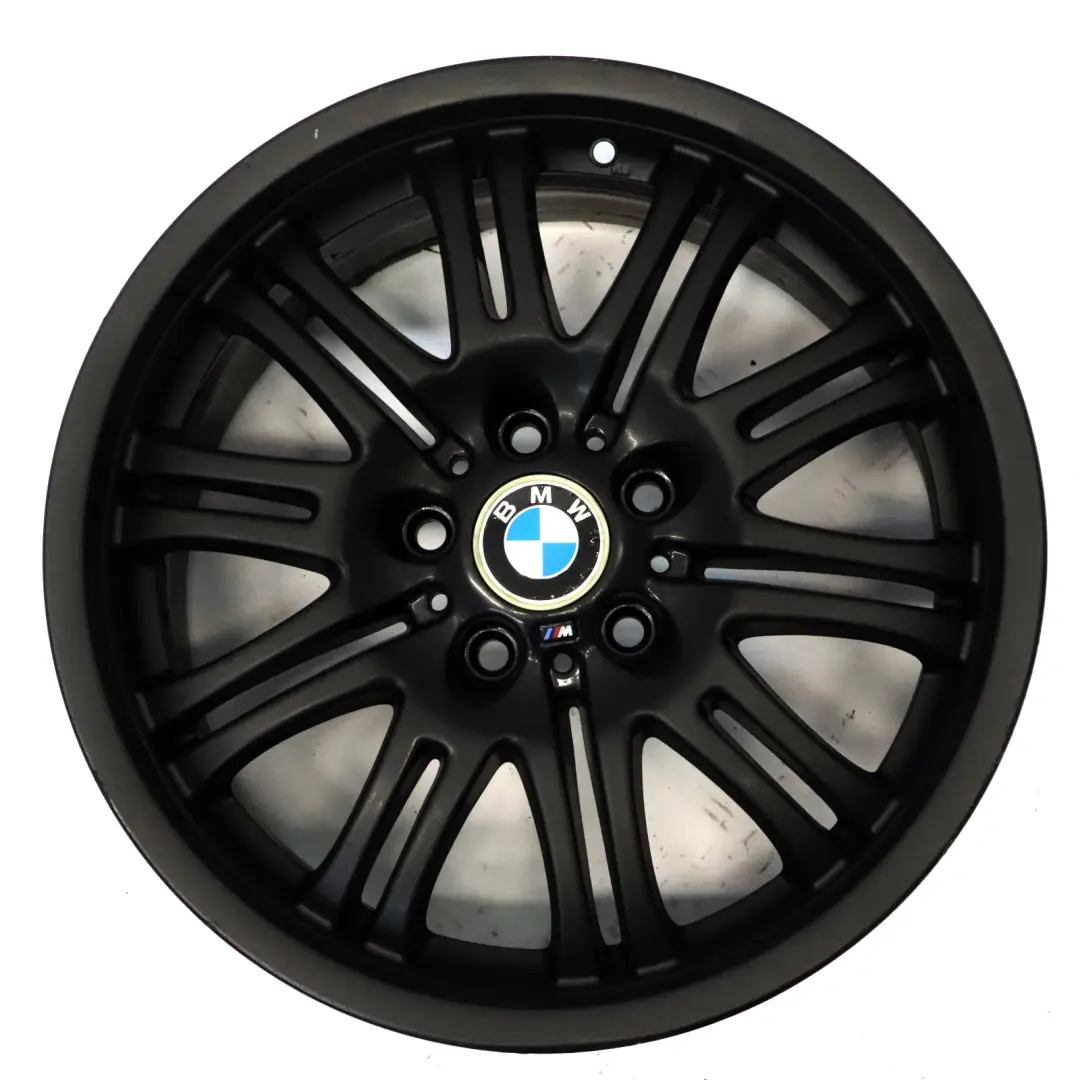 BMW E46 M3 Black Front Alloy Wheel 18" 8J ET:47 M Double Spoke 67 2229950