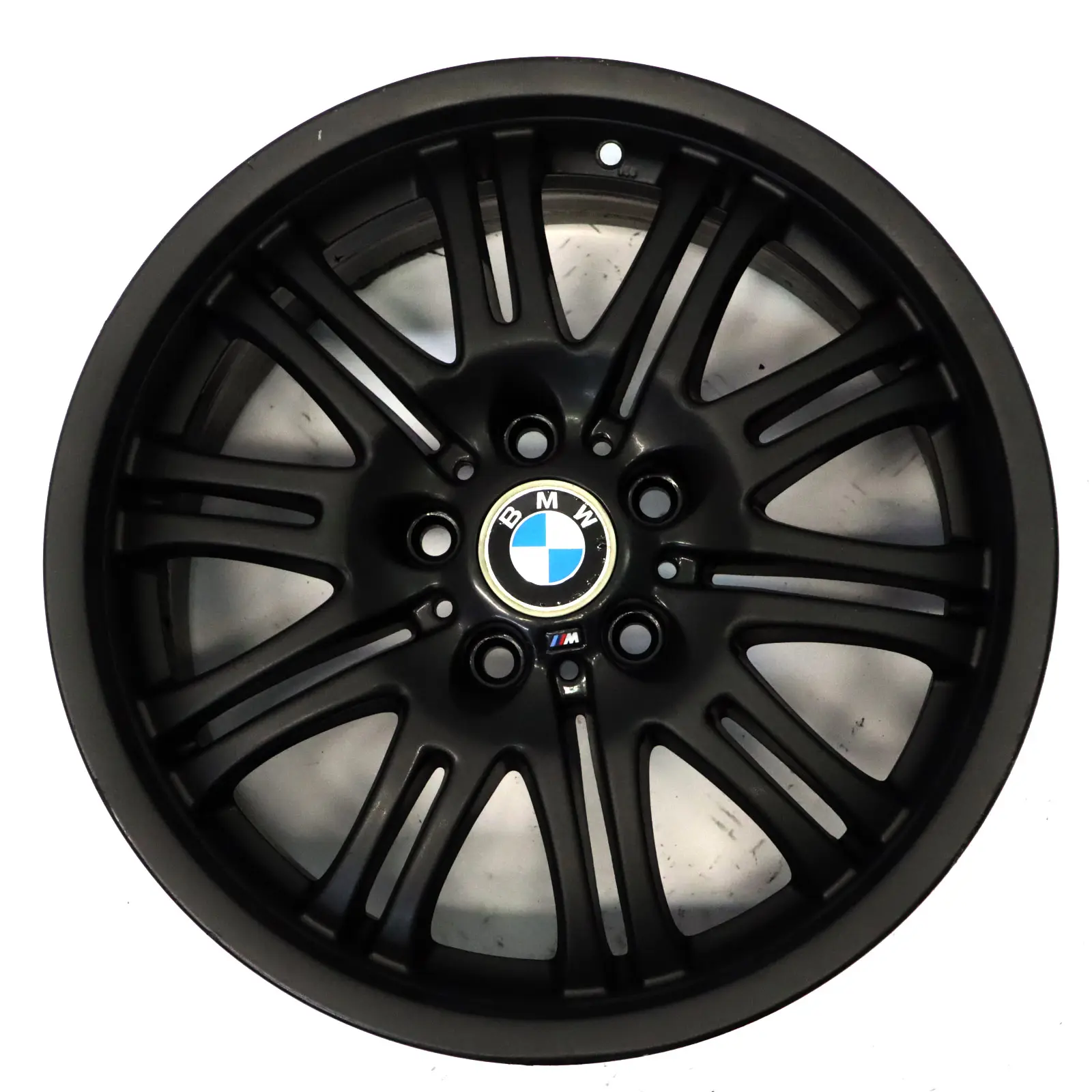 BMW E46 M3 Schwarz Leicht metall rad vorne 18" 8J ET:47 M Doppel speiche 2229950