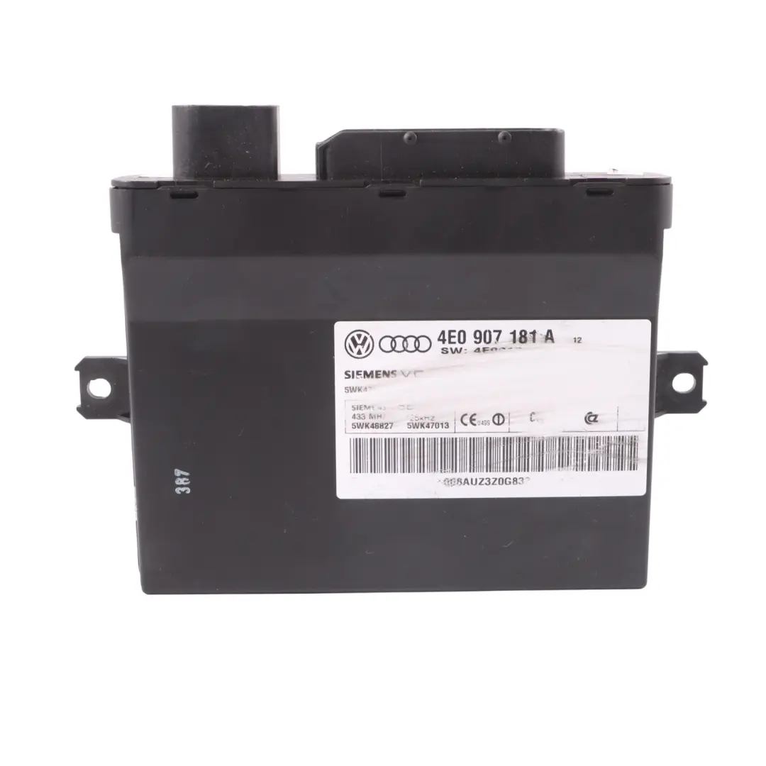 AUDI S8 D3 Access Start Comfort Kessy Control Module 4E0907181A 