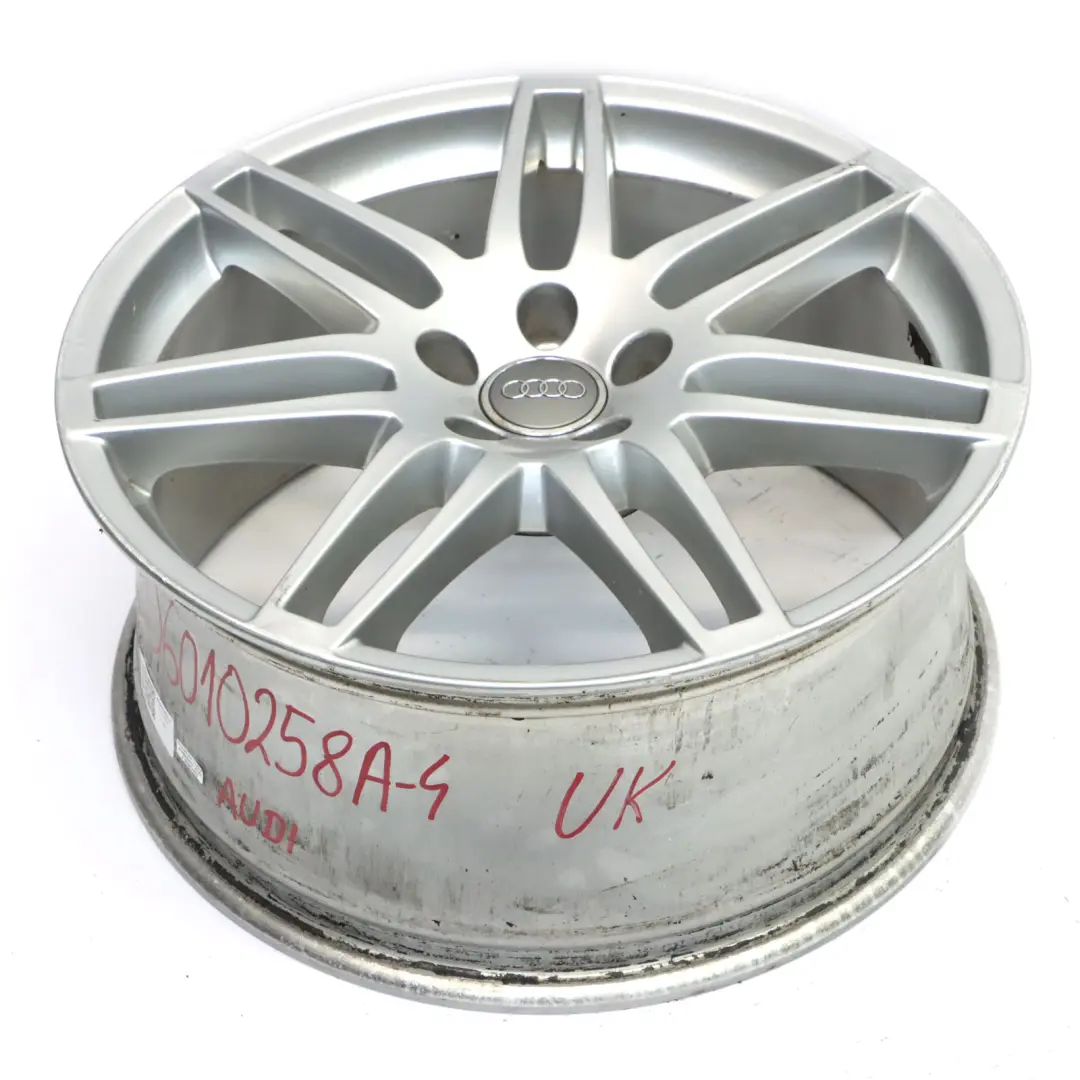 Audi A6 C6 Silver Wheel Alloy Rim 19" 8,5J ET:48 Twin Spoke Le Mans 4F0601025BA