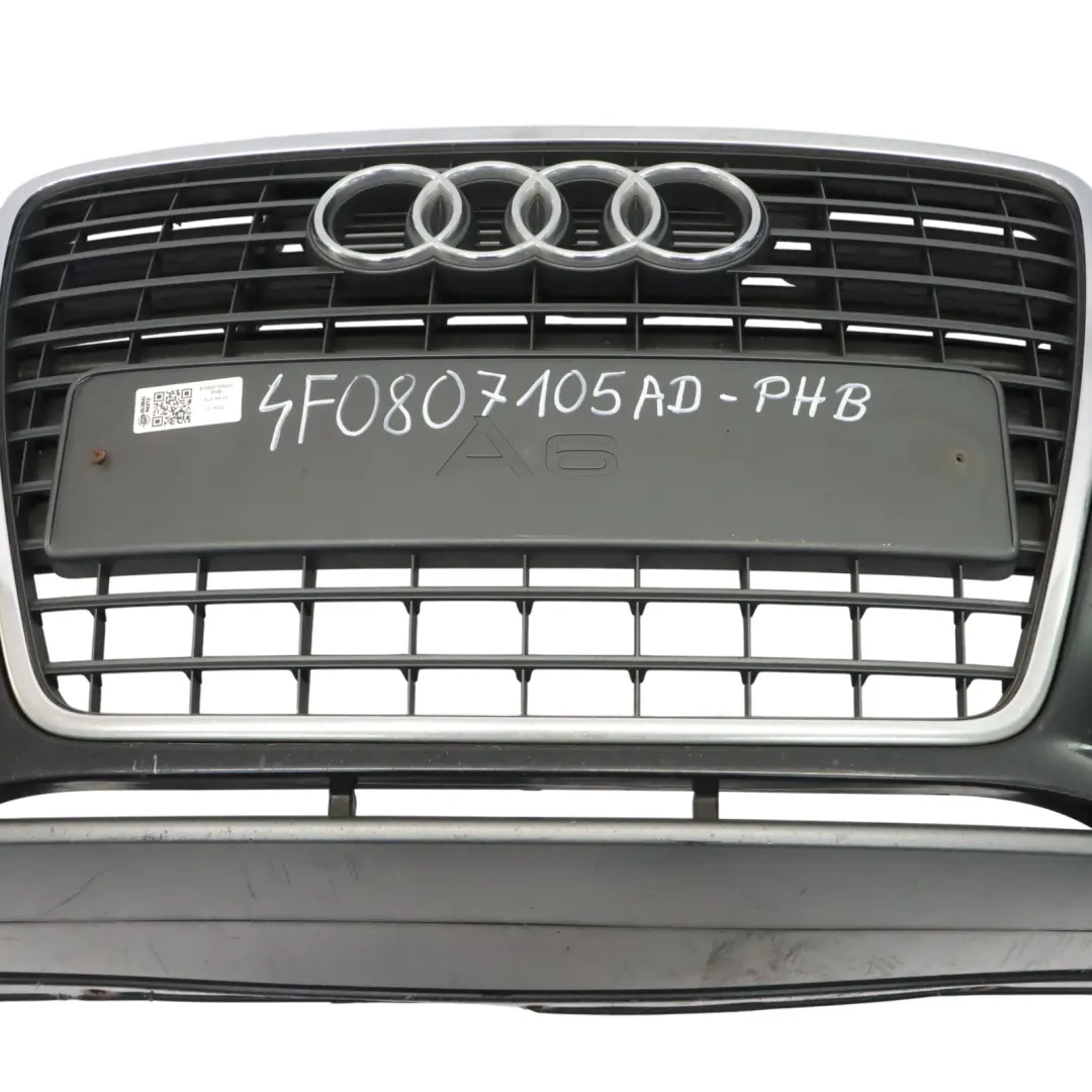 Audi A6 C6 Front Bumper Trim Panel Cover Phantom Black - Z9Y