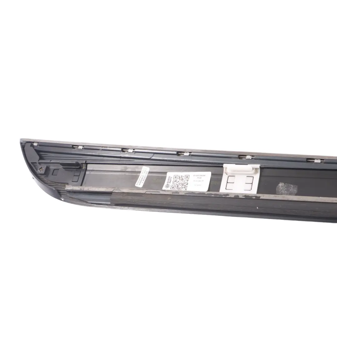 Audi A6 C6 Moldura de puerta trasera izquierda Phantom Black Z9Y 4F0853969K