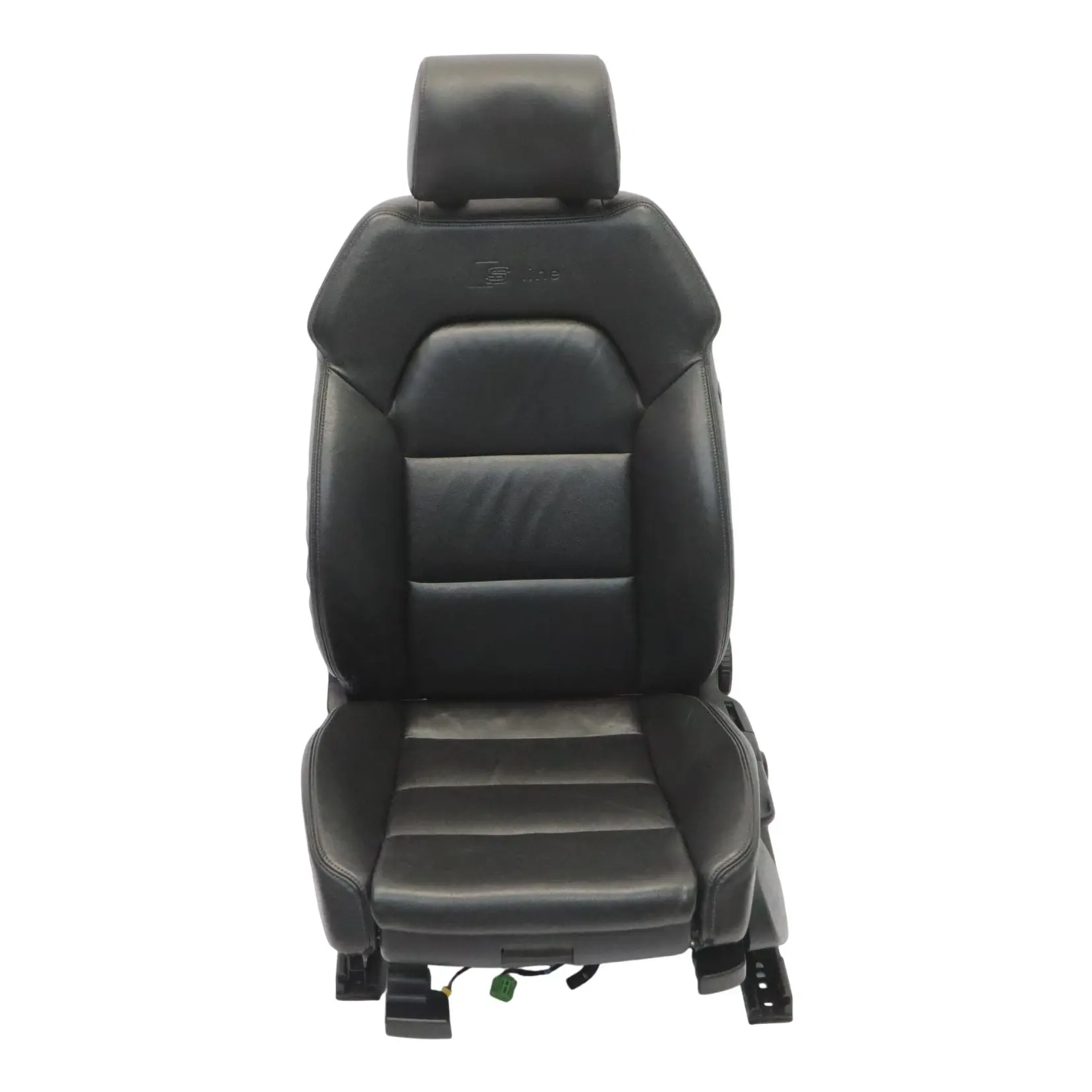 Audi A6 C6 S Line Sport Asiento Delantero Izquierdo Calefactable Cuero Negro