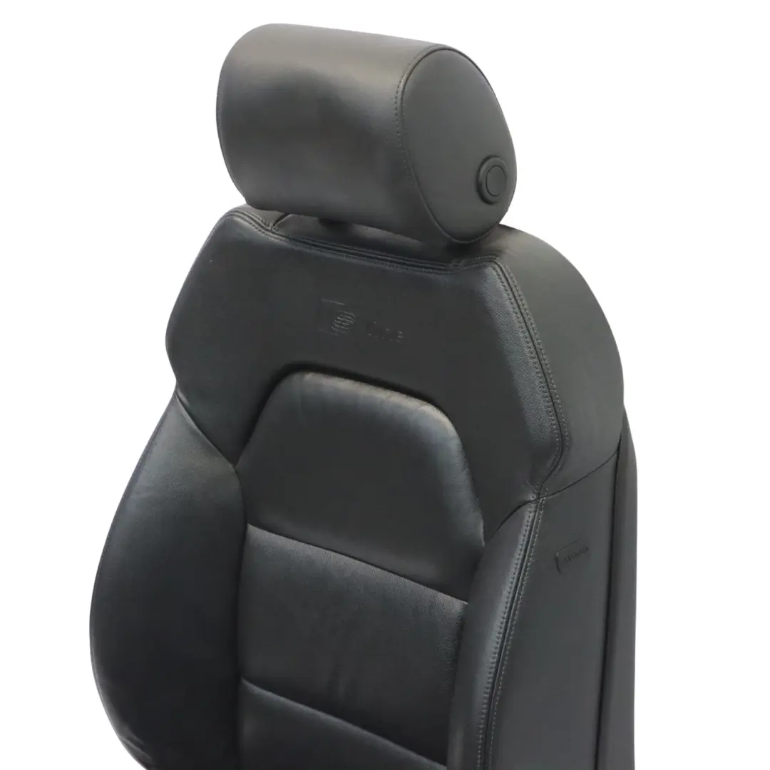 Audi A6 C6 S Line Sport Asiento Delantero Izquierdo Calefactable Cuero Negro