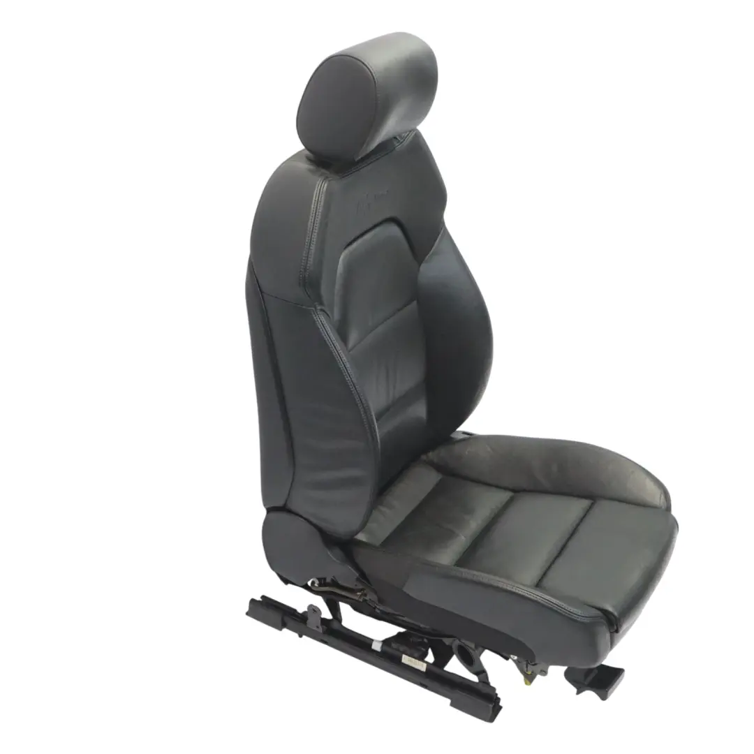 Audi A6 C6 S Line Sport Asiento Delantero Izquierdo Calefactable Cuero Negro