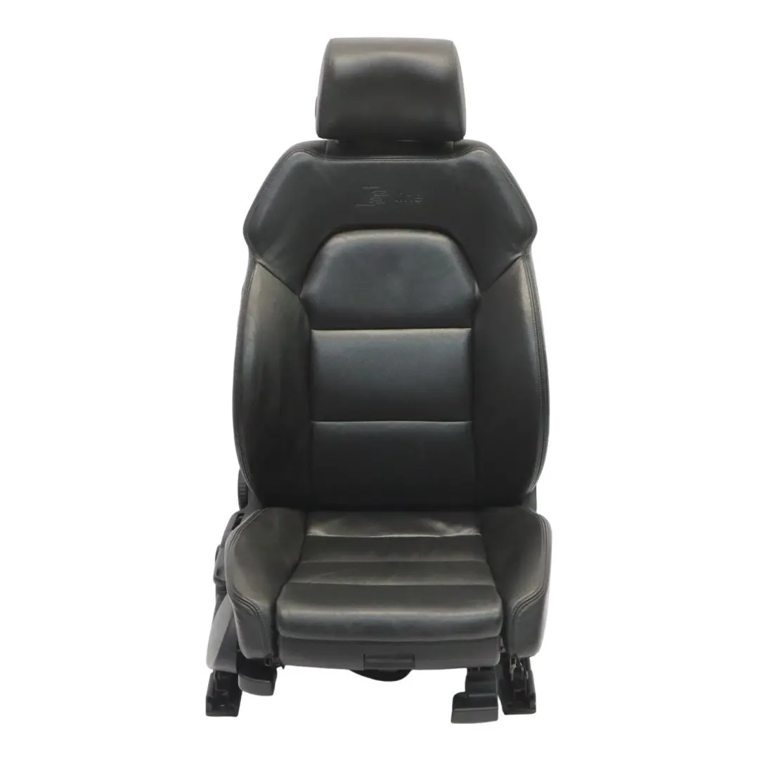 Audi A6 C6 S Line Sport Asiento Delantero Derecho Calefactado Cuero Negro