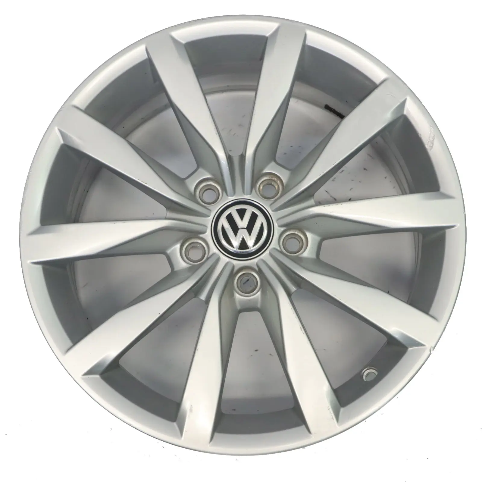 Volkswagen Golf Mk7 Silver Alloy Wheel Rim 17" 7J ET49 5G0601025CH