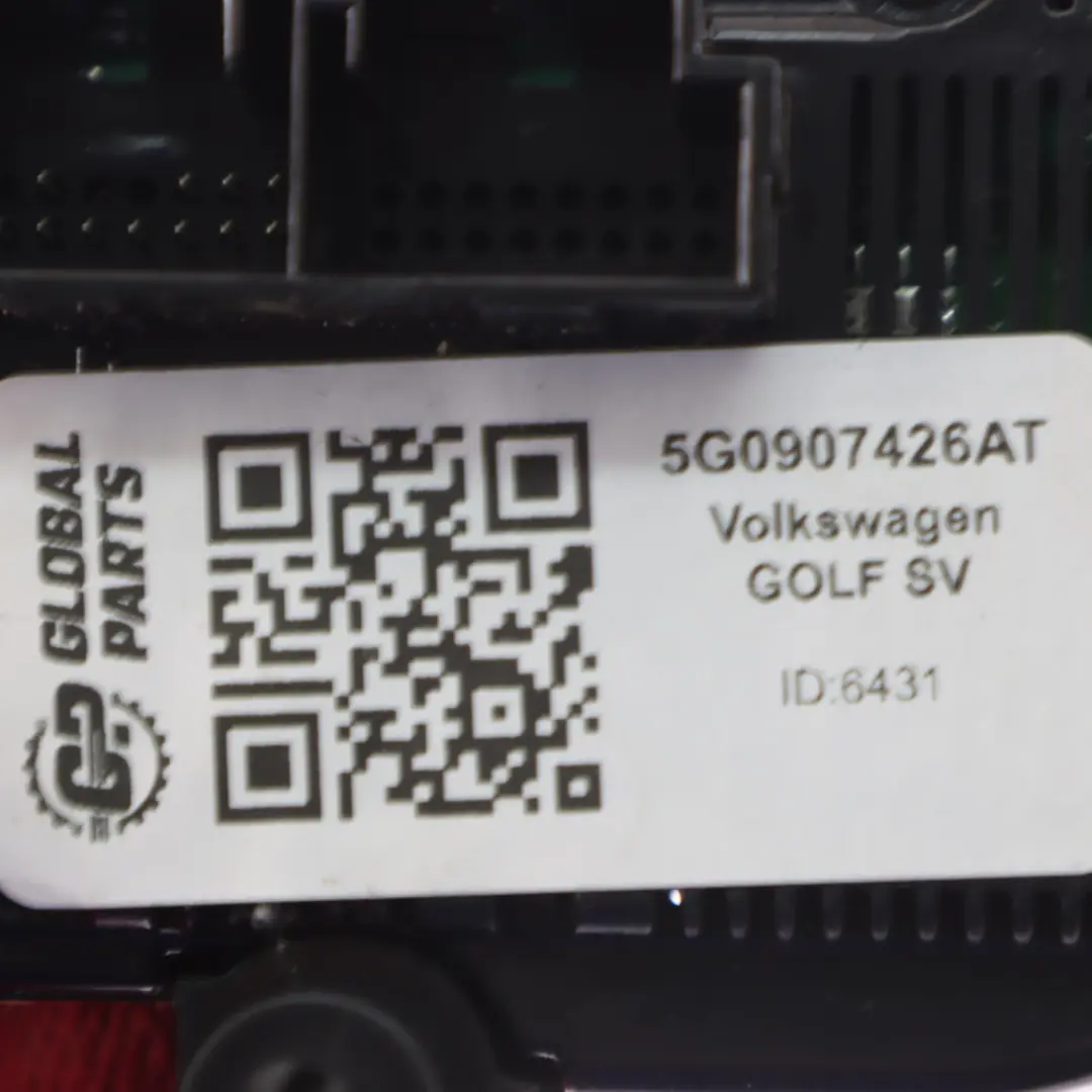 Volkswagen Golf Sportsvan Panel sterowania Klimatyzacji 5G00907426AQ