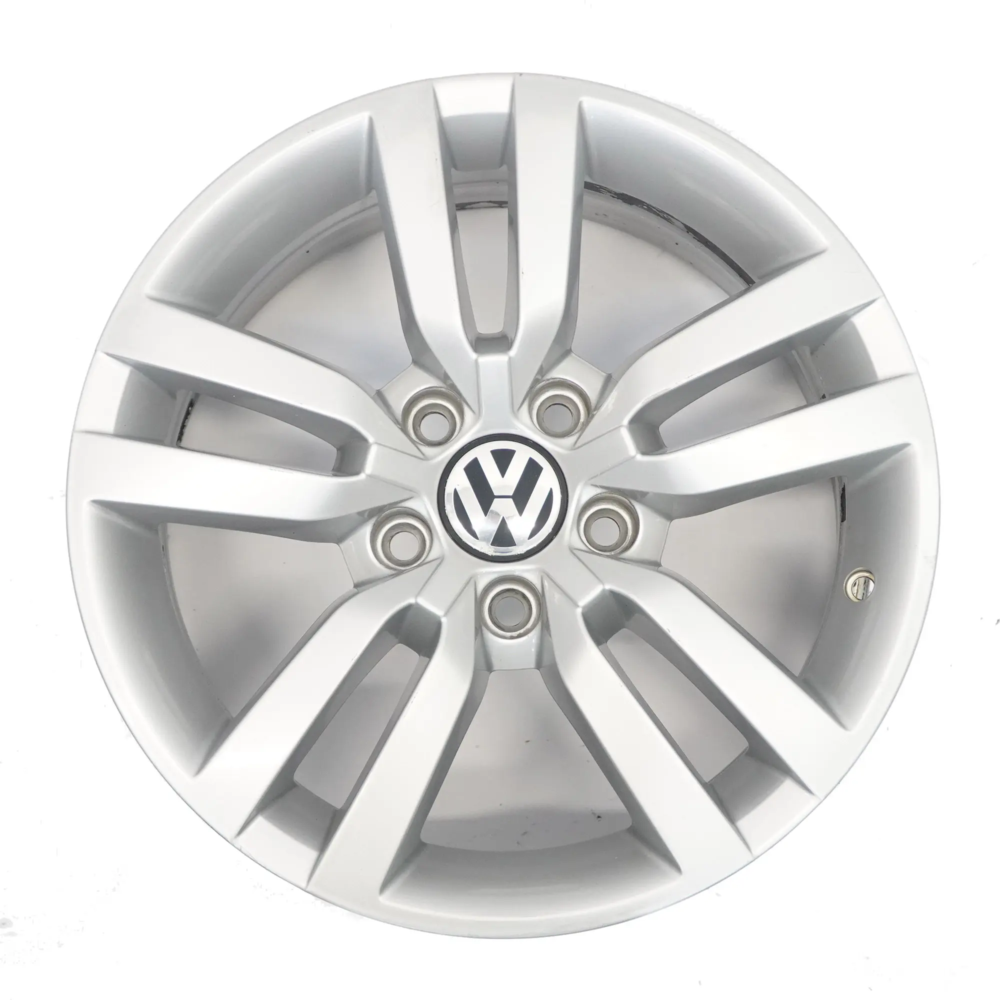 Volkswagen Tiguan 5N Silver Wheel Alloy Rim 16" 6.5J ET:33 Star Spoke 5N0601025R