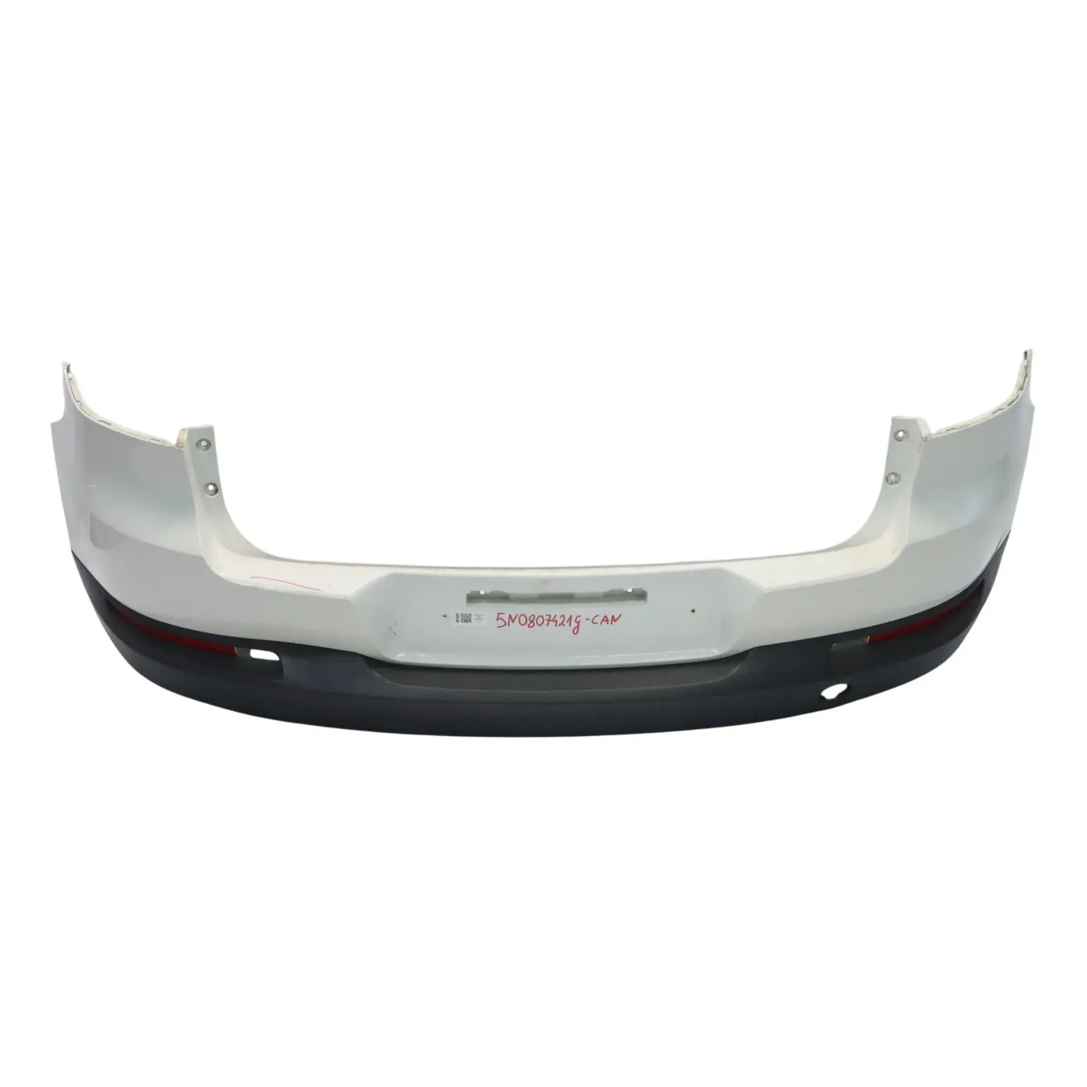 Volkswagen VW Tiguan 5N Bumper Rear Trim Panel Candy White - B9A