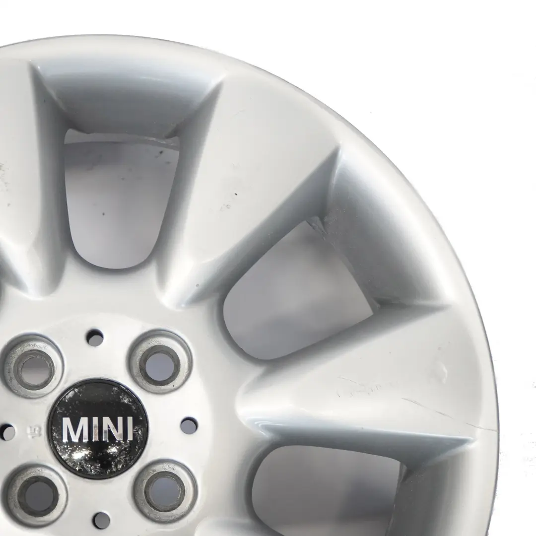 Mini Cooper R50 Silber Alufelge Felge 16" 6,5J ET:48 Rad 7 Fin Spoke 92 6763297