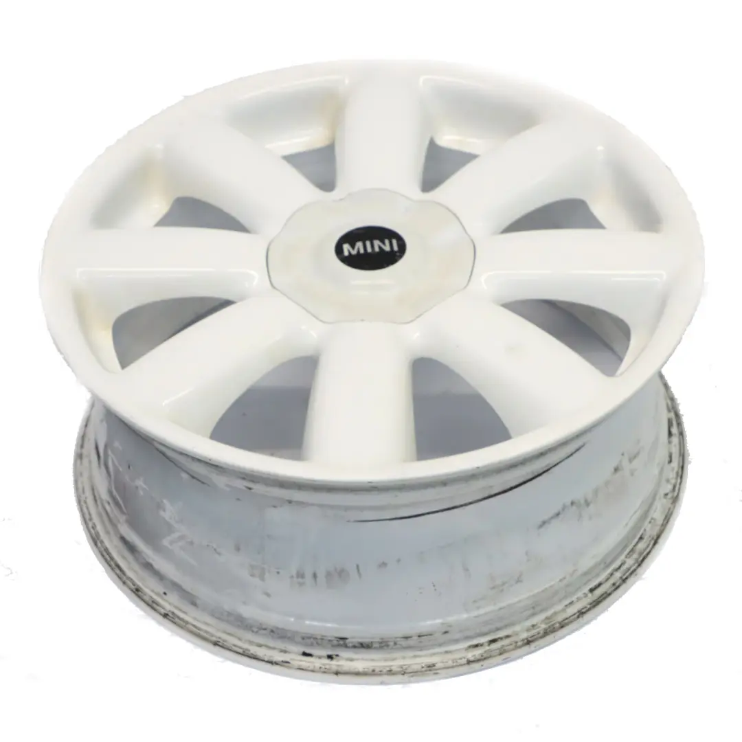 Mini Cooper One R50 R55 R56 White Wheel Alloy Rim 17" ET:48 7J Crown Spoke 104