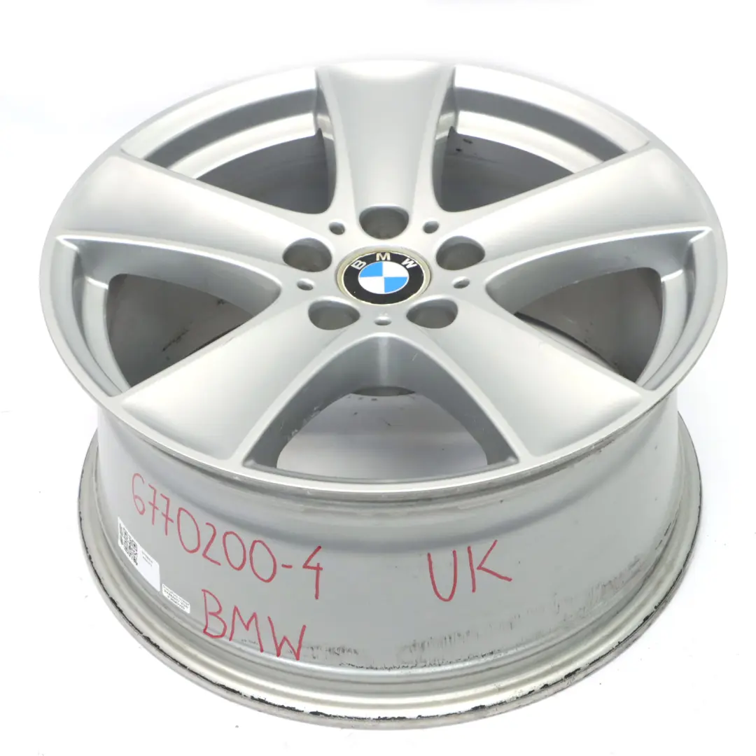 BMW X5 E70 Silver Wheel Alloy Rim 18" ET:46 8.5J Star Spoke 209 6770200