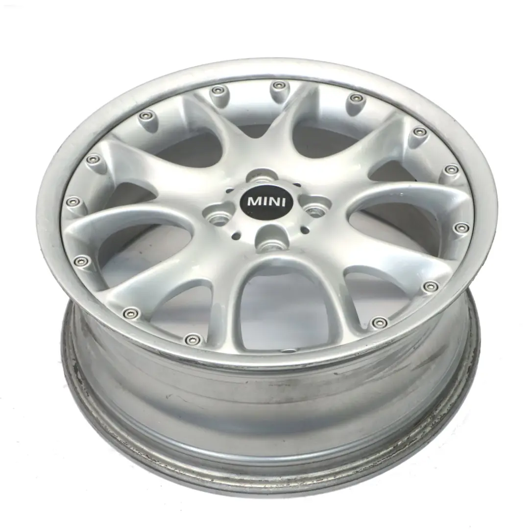 Mini Cooper R50 R53 R56 Silver Wheel Alloy Rim 17" ET:48 7J Web Cross Spoke 98