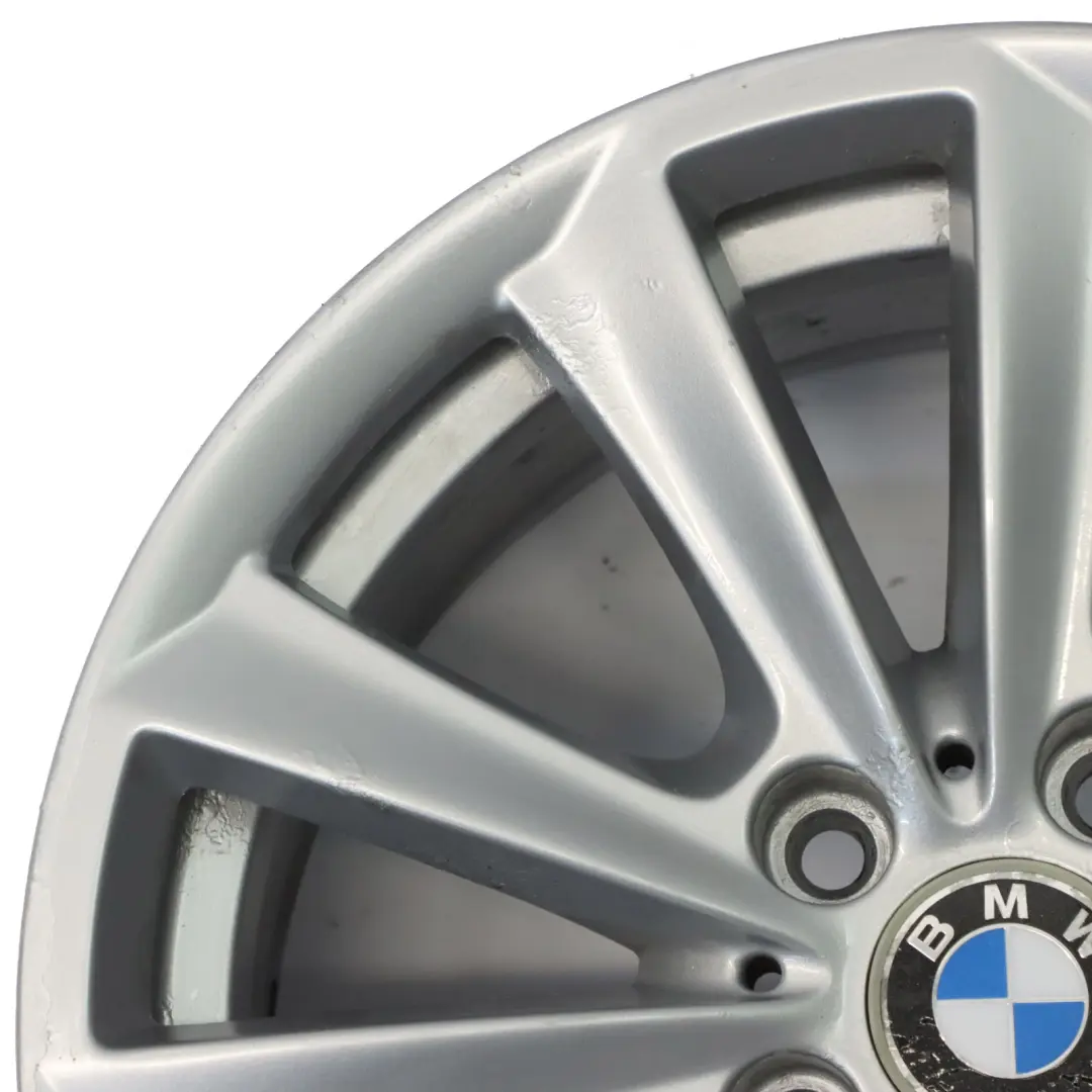 BMW F10 F11 F12 Silver Alloy Wheel Rim 17" V Spoke 236 8J ET:30 6780720