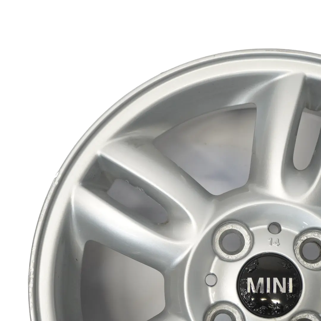 Mini Cooper One R56 Silber Alu Felge Alufelge 15" 5,5J 5 Star Twin Spoke 118